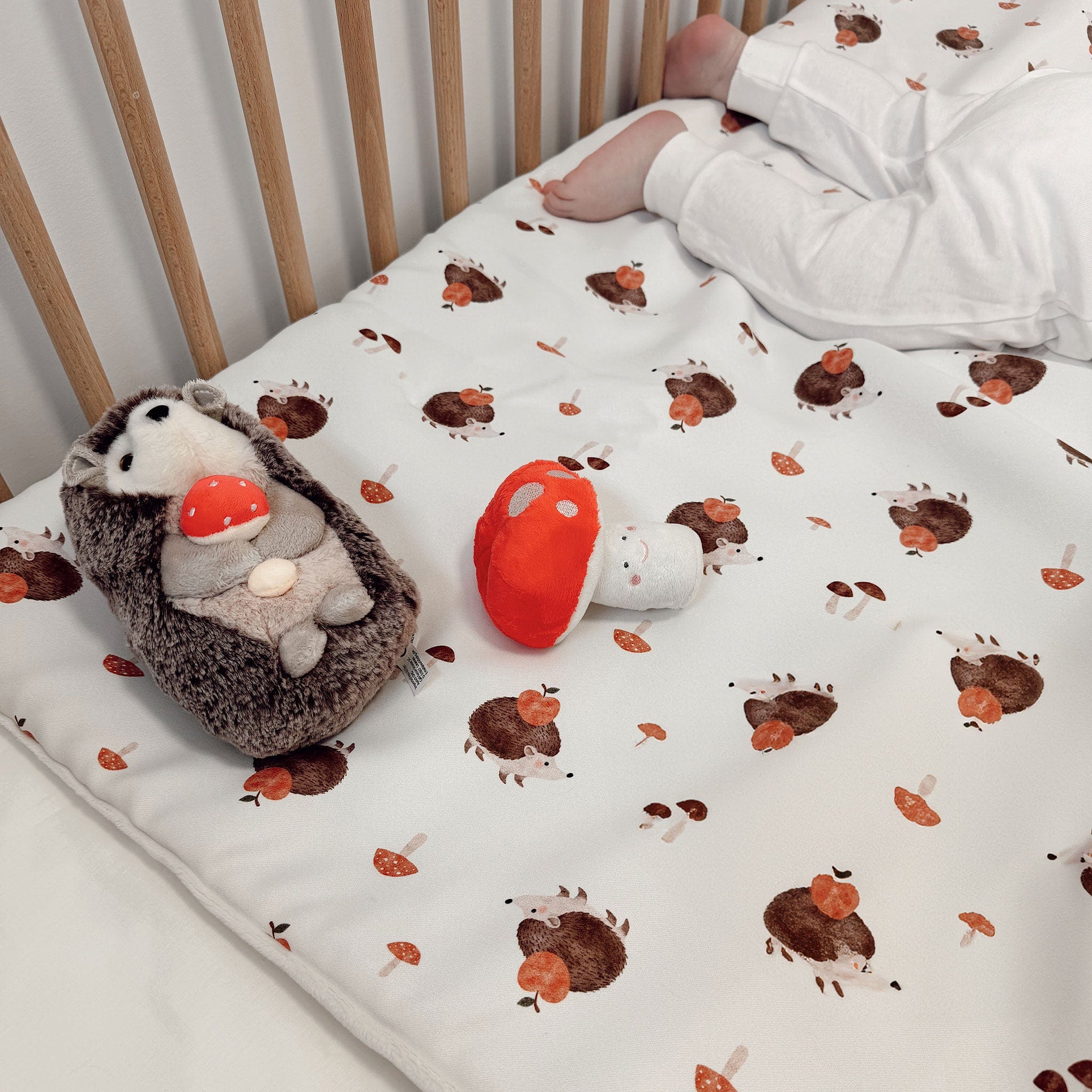 Literie 3 Morceaux Lit de bébé - Hérissons - Image 3