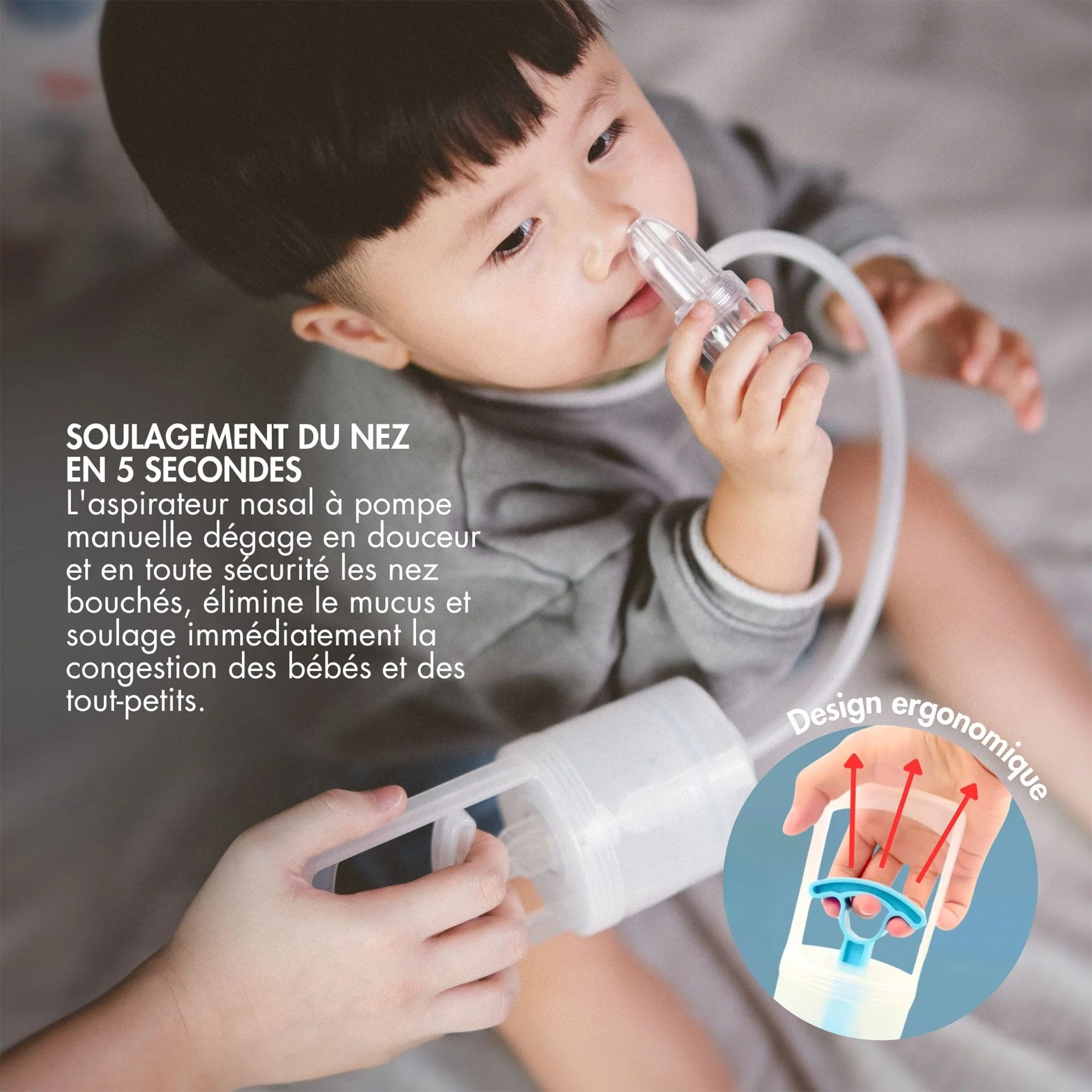 Aspirateur nasal à pompe manuelle CHIBOJI - Image 3