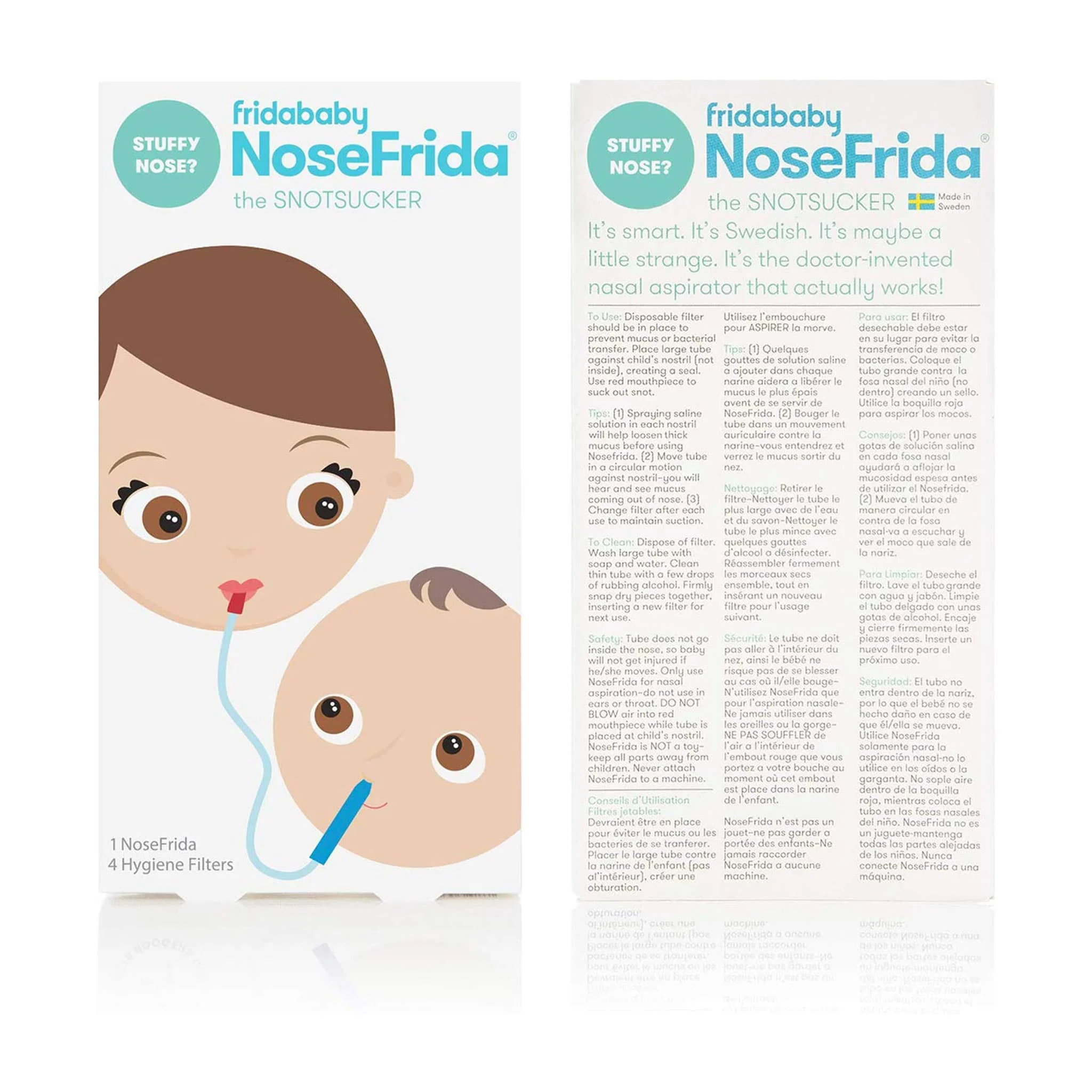 Fridababy Aspirateur Nasal Manuel - Nosefrida le Snotsucker - Image 5