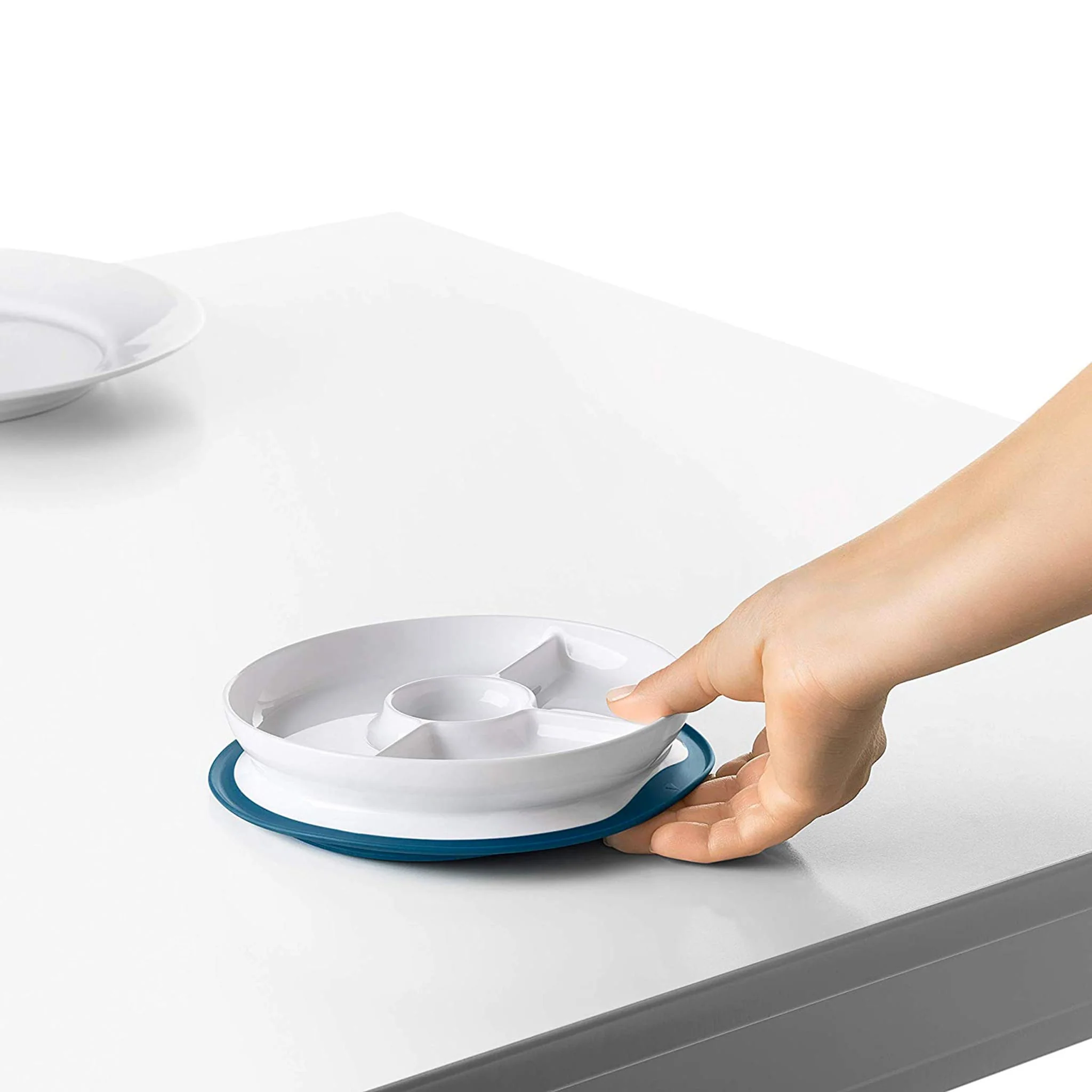 Assiette Compartiment Ventouse OXO Tot - Marine - Image 4
