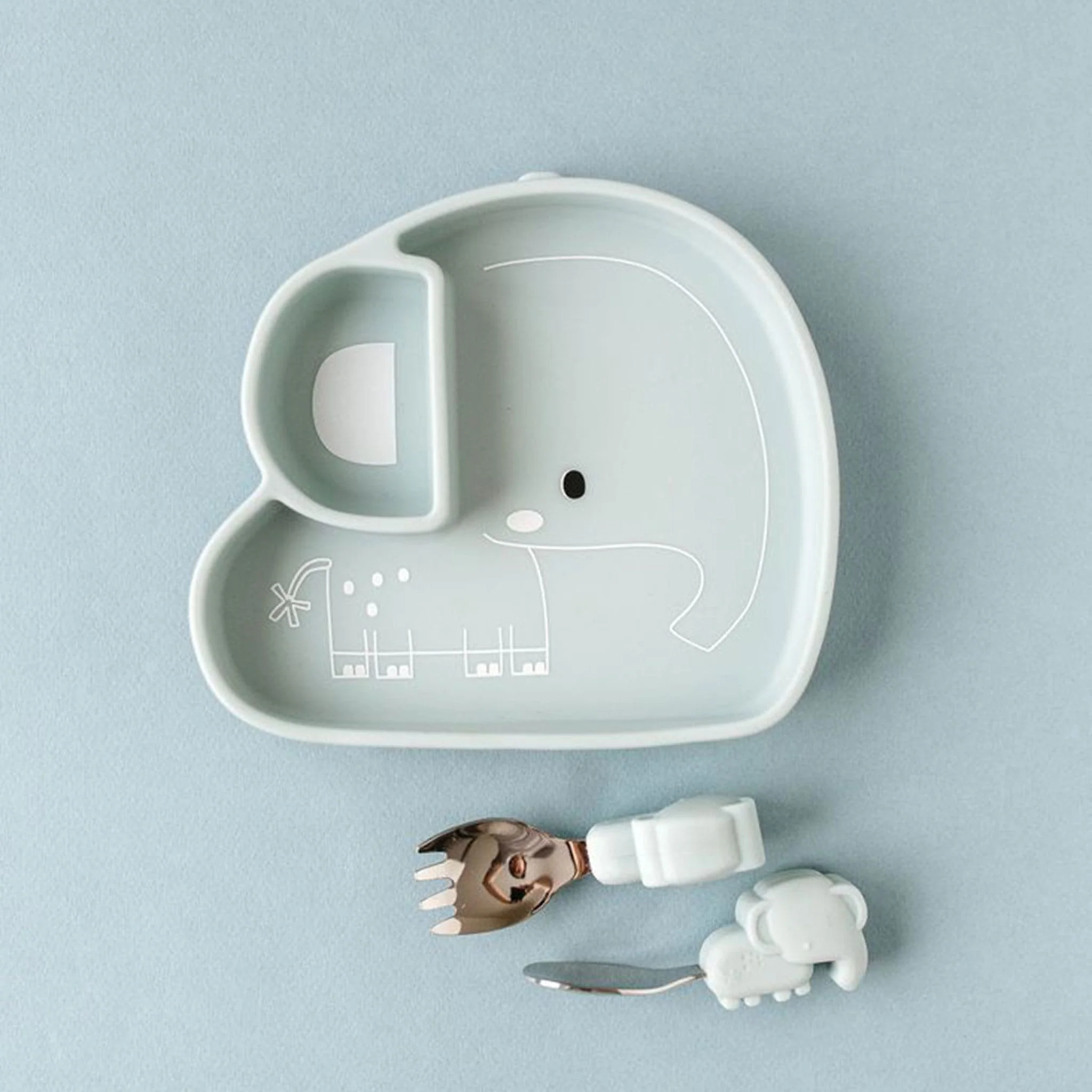 Assiette en Silicone - Éléphant - Image 6