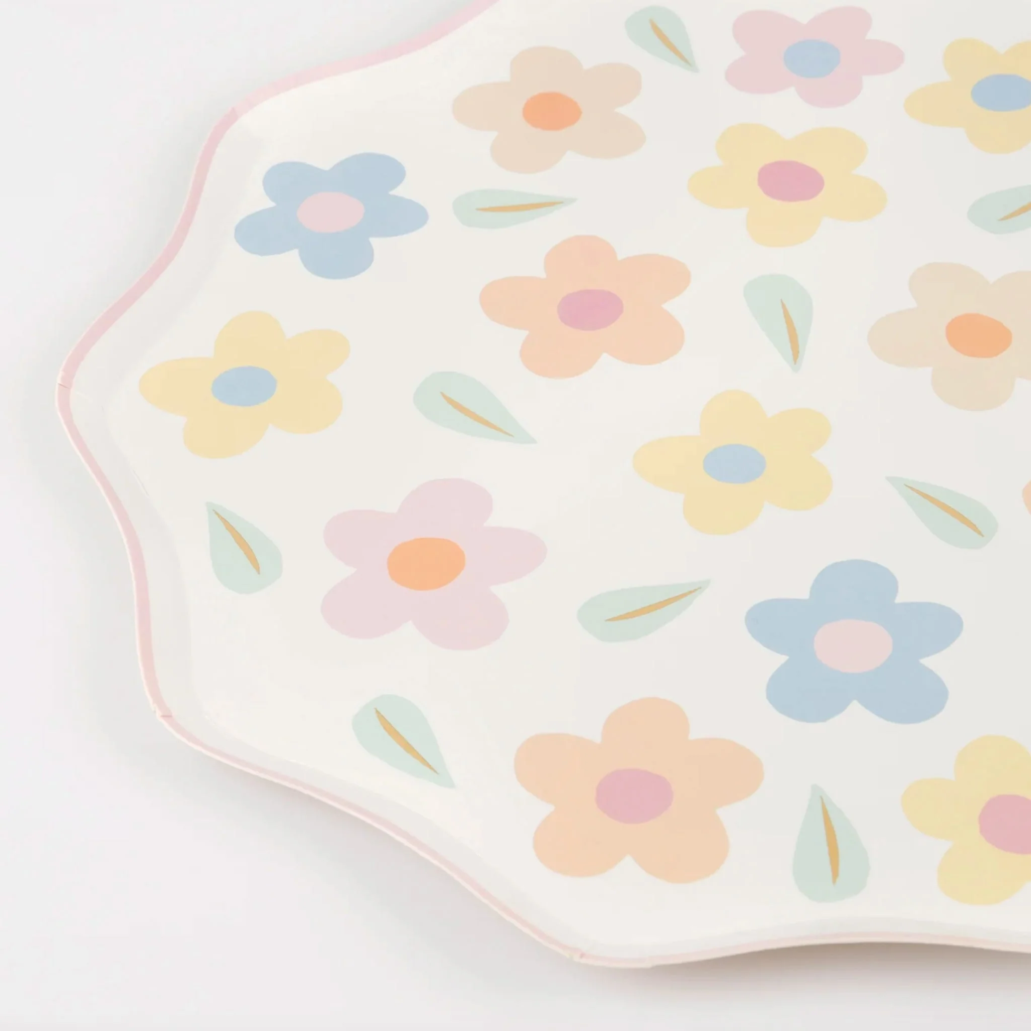 Assiettes de Carton (8) - Fleurs Icônes - Image 4