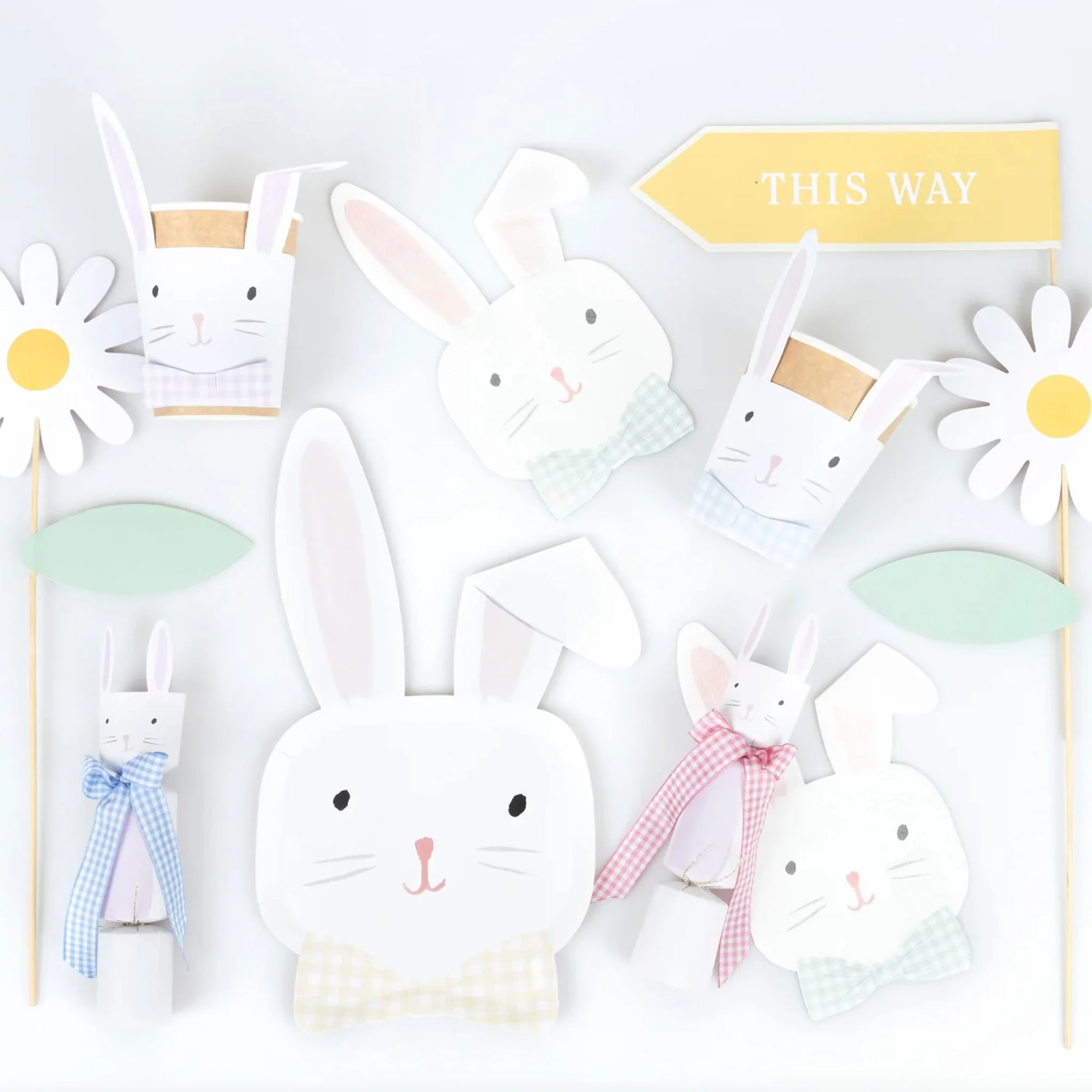 Assiettes de Carton (8) - Lapins - Image 4