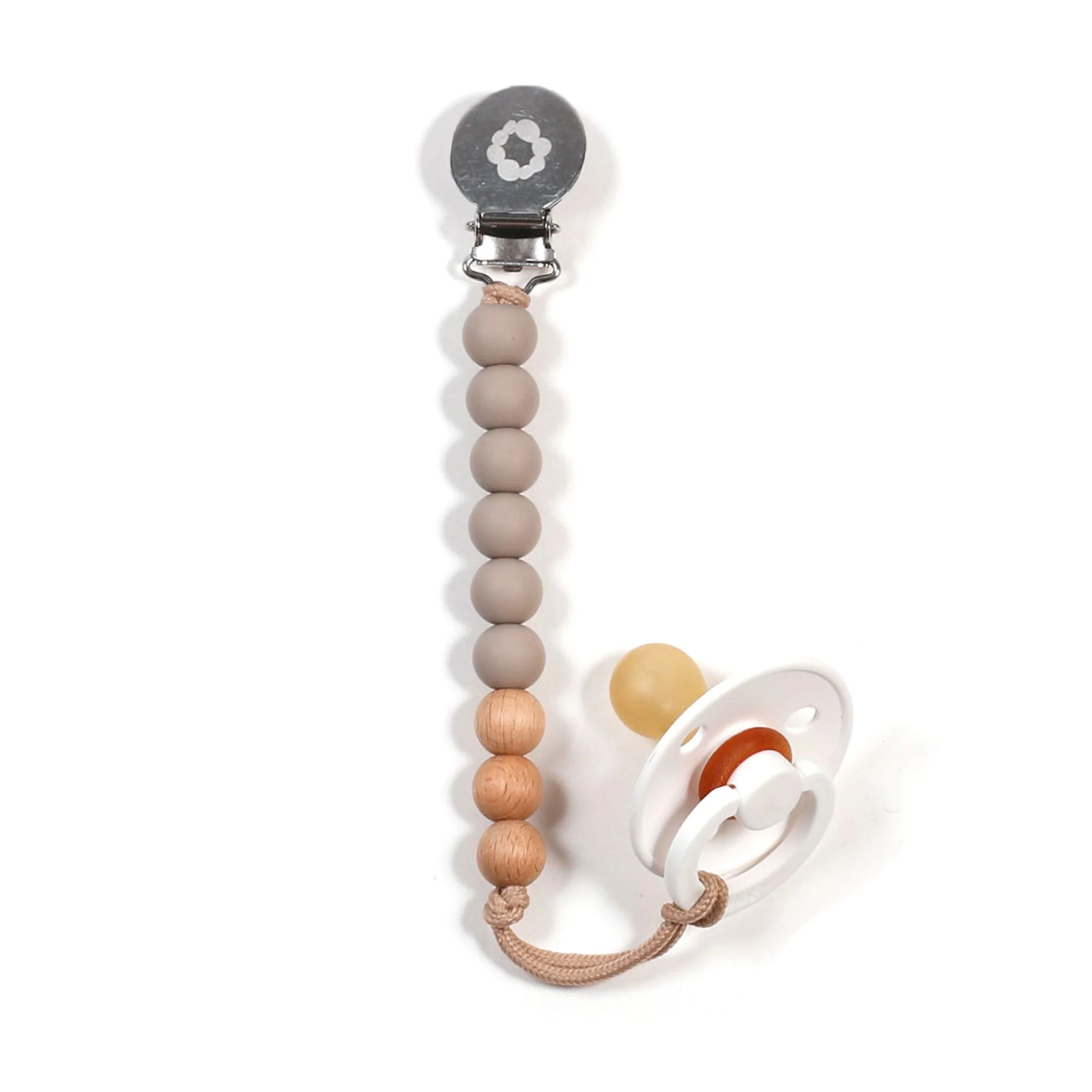 Attache-Suce Inox - Bois Taupe