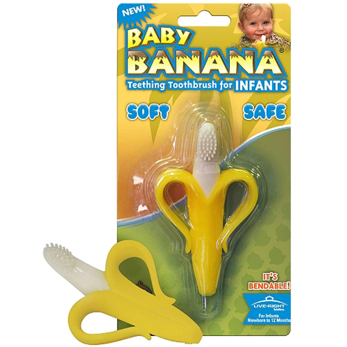 Jouet de Dentition / Brosse à Dents - Banane - Image 5