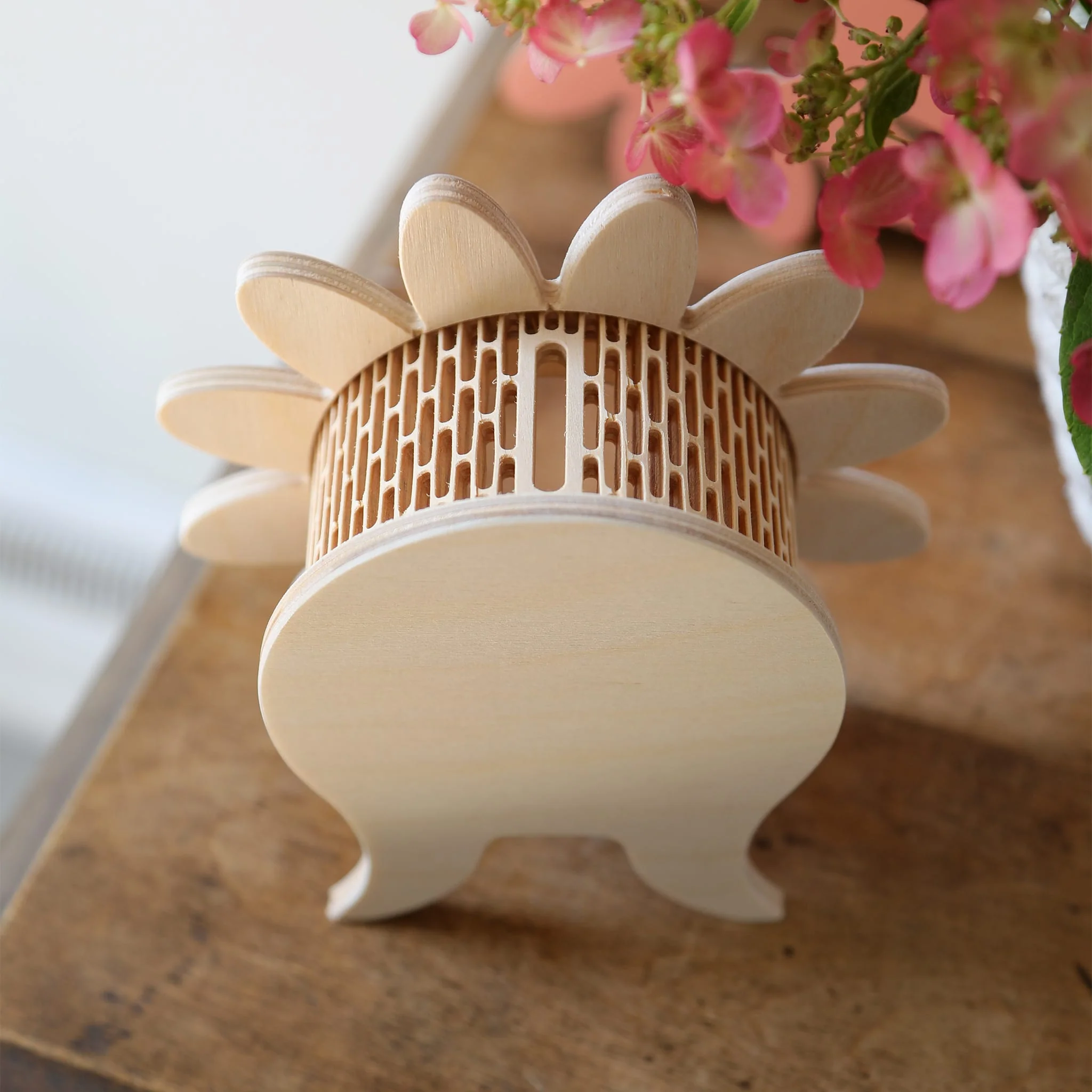 Banque en Bois - Marguerite Blanche - Image 4