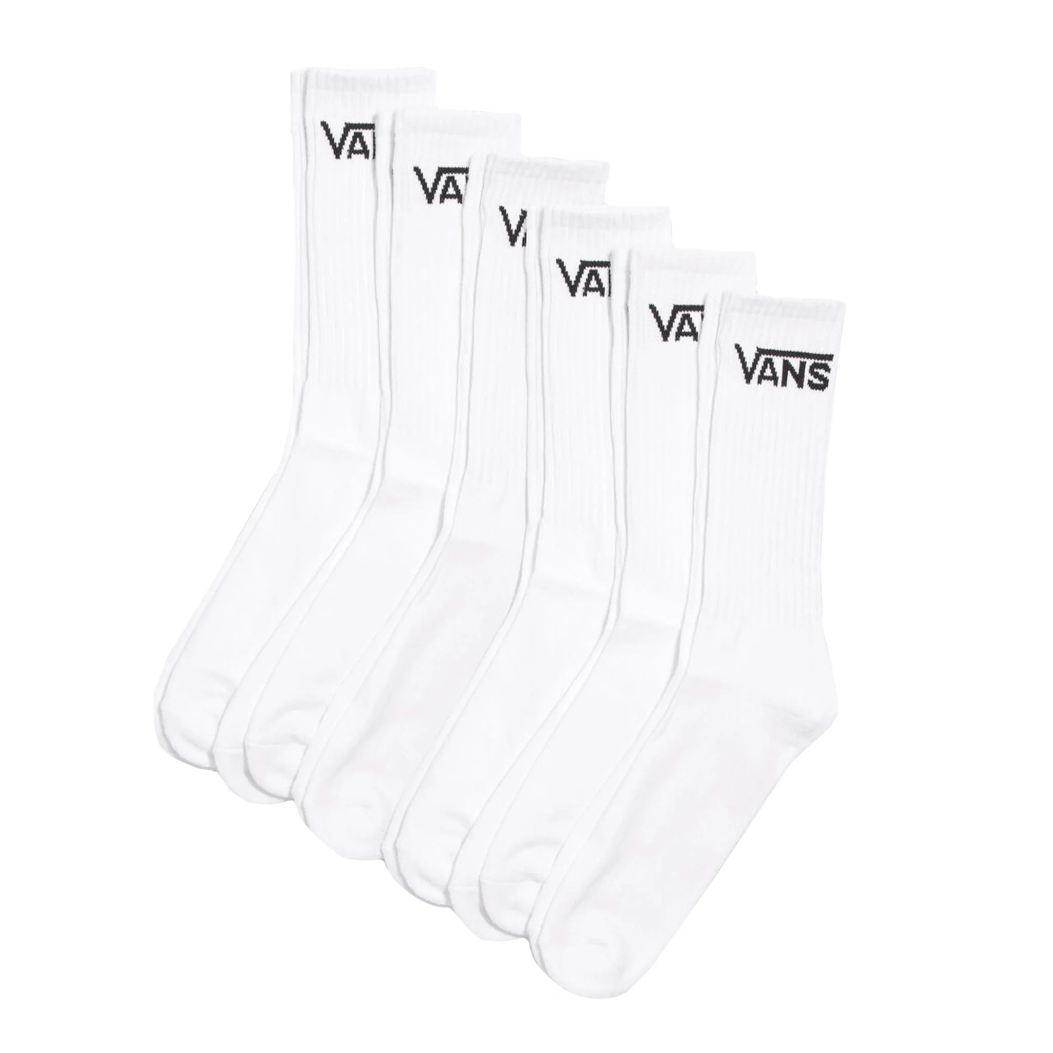 Bas (6) Classic Crew Pointures 6.5-9