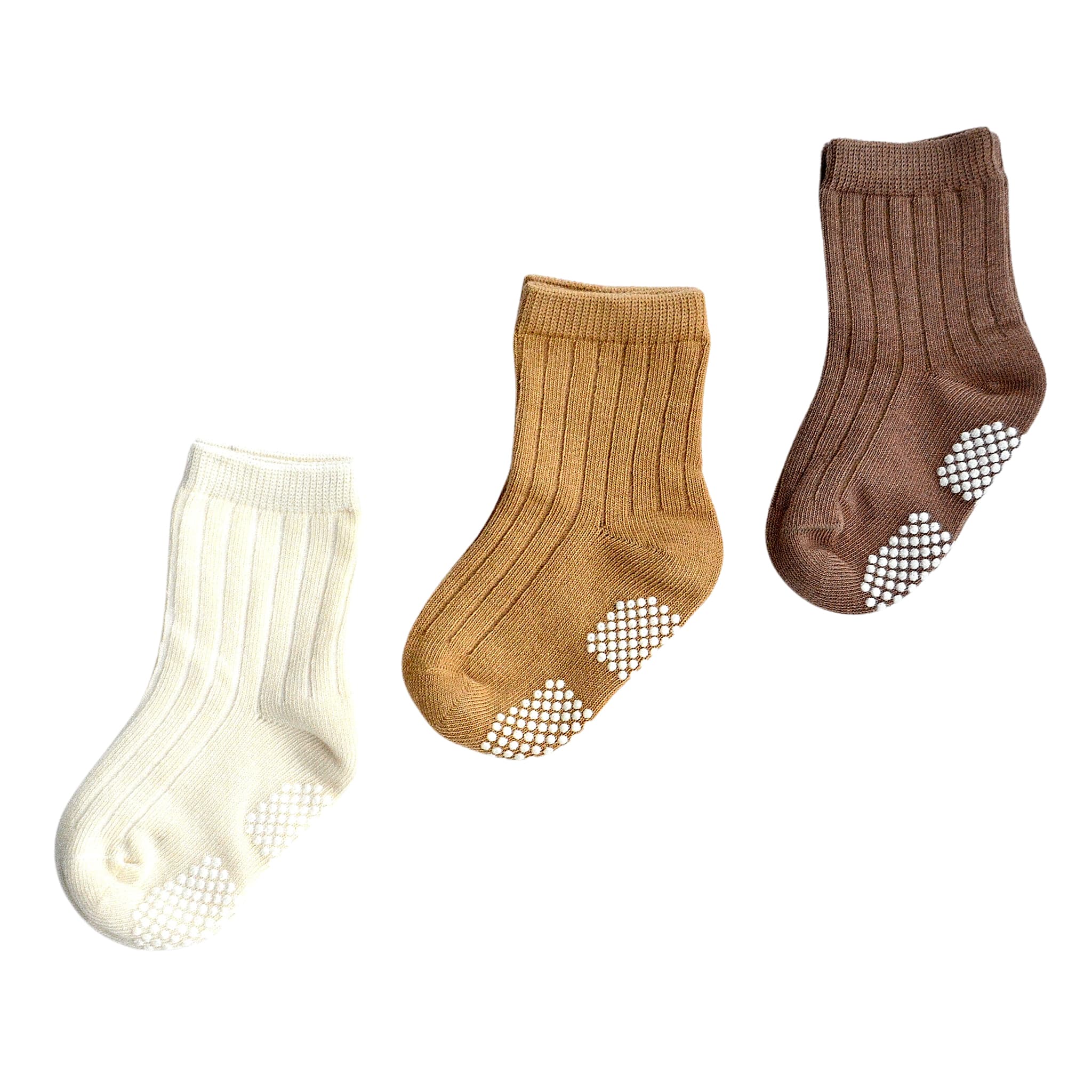 Bas (3) Beige Brun Pointures 6-36mois