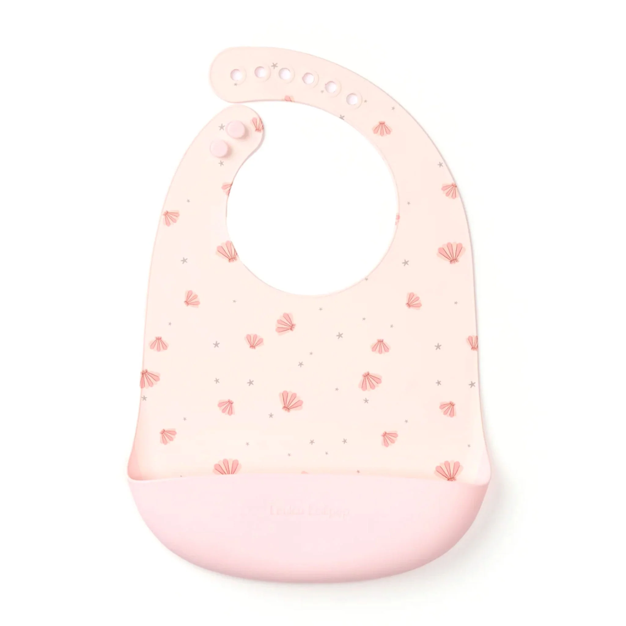 Bavoir en Silicone - Motifs Coquillages