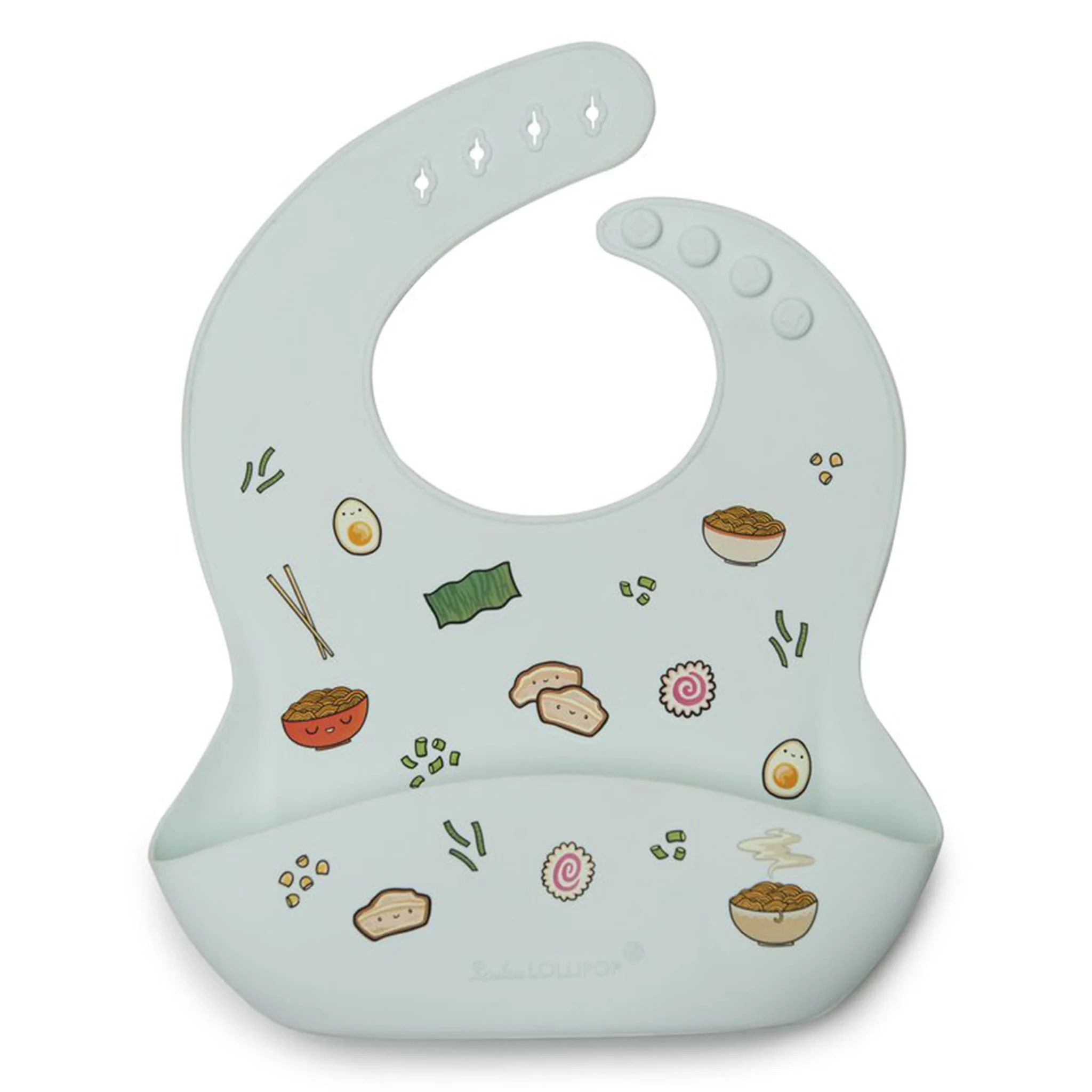 Bavoir en Silicone - Ramen
