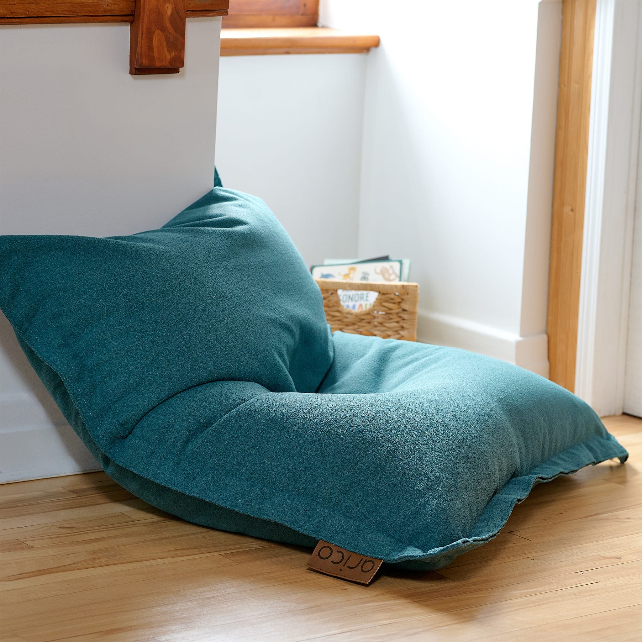 Bean Bag Classique Junior Paloma - Bleu Agave - Image 2