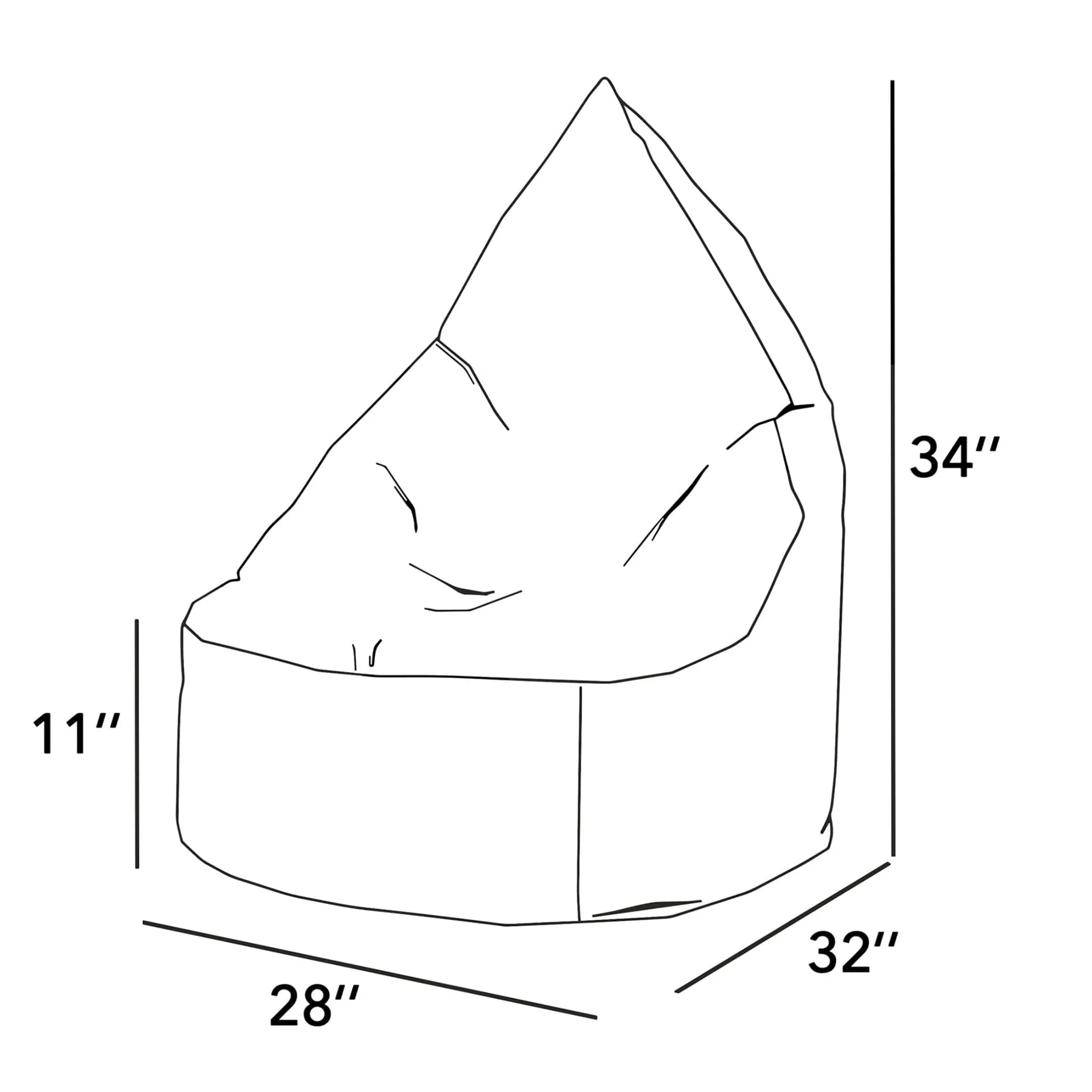 Bean Bag Ergo Junior Originale - Chili - Image 2