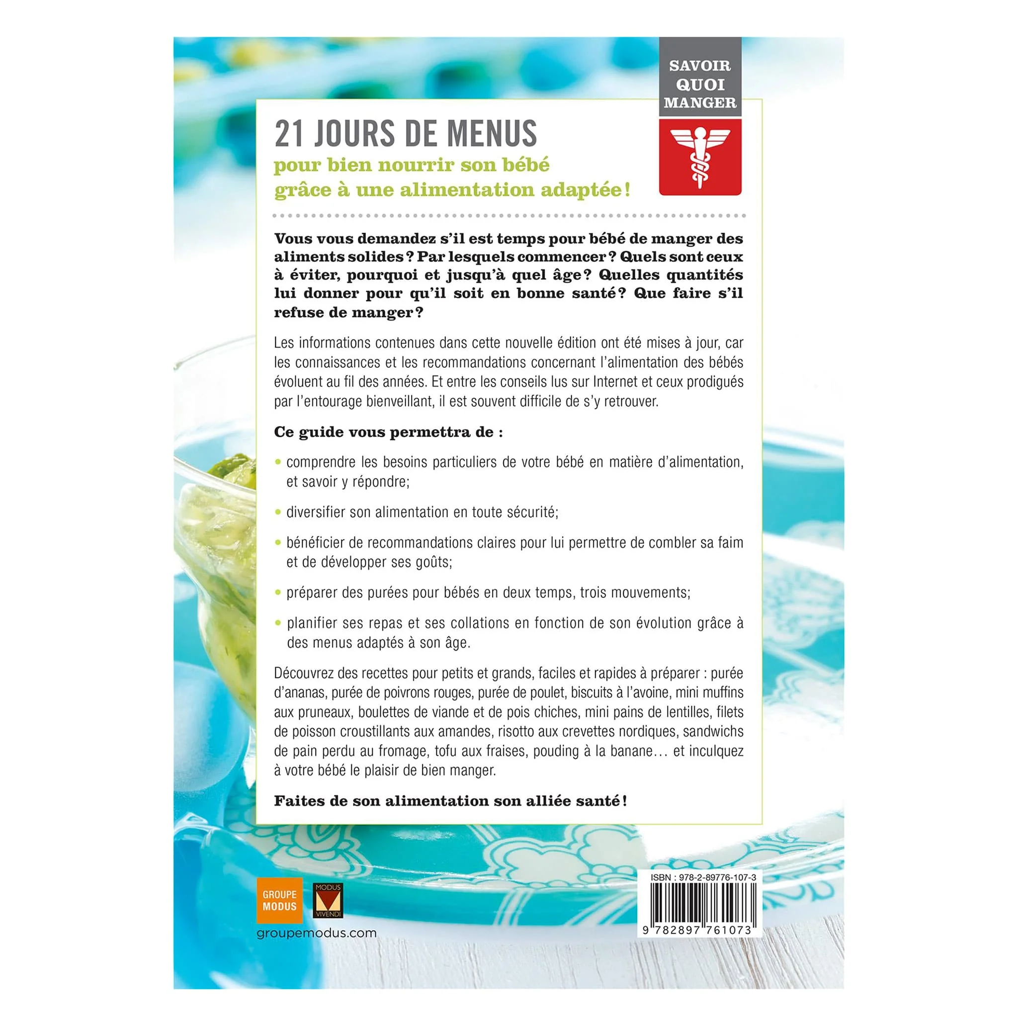 Bébé 21 Jours de Menu 0-2 ans - Image 2