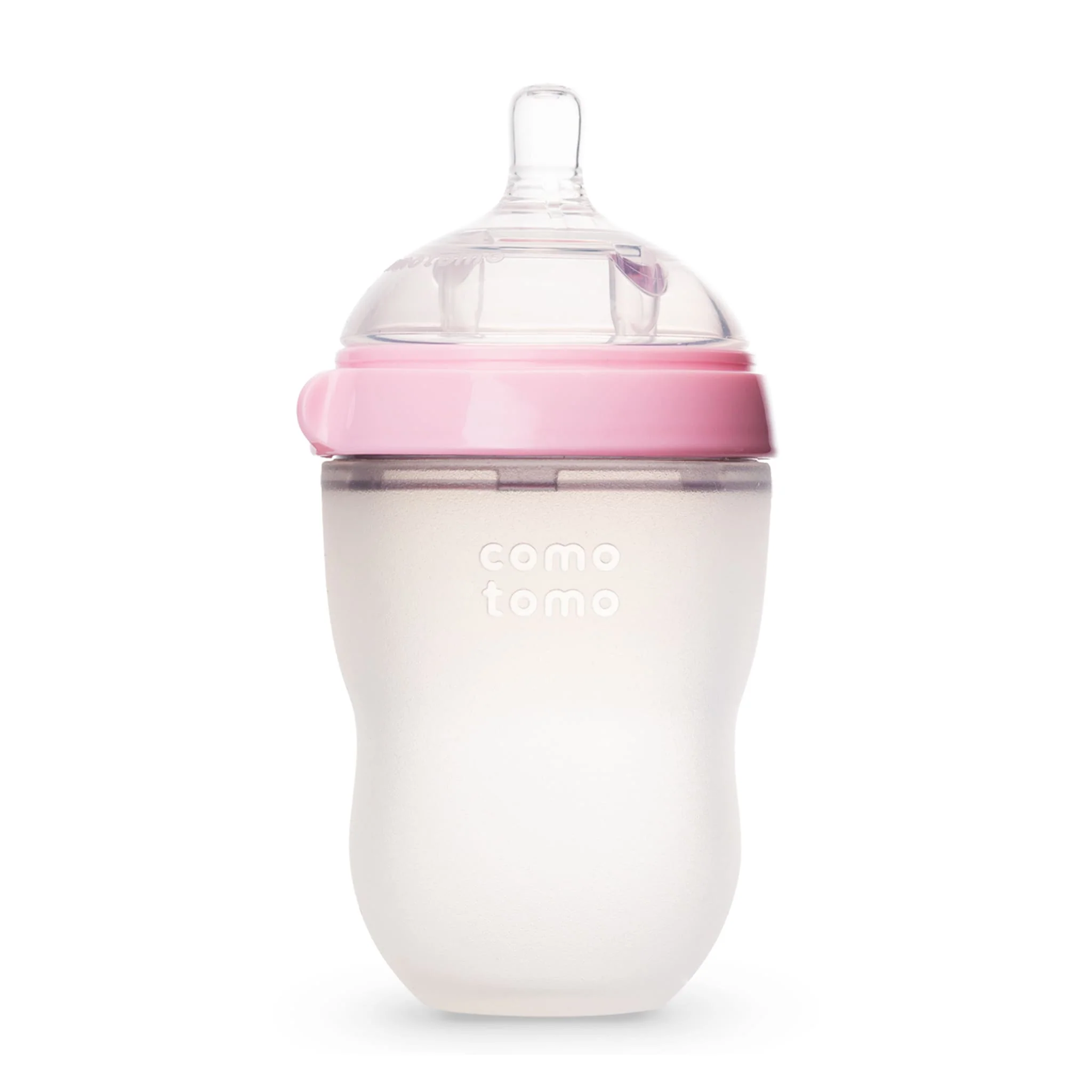 Biberon Souple à Flot Naturel Prévention des Coliques 250ml - Rose