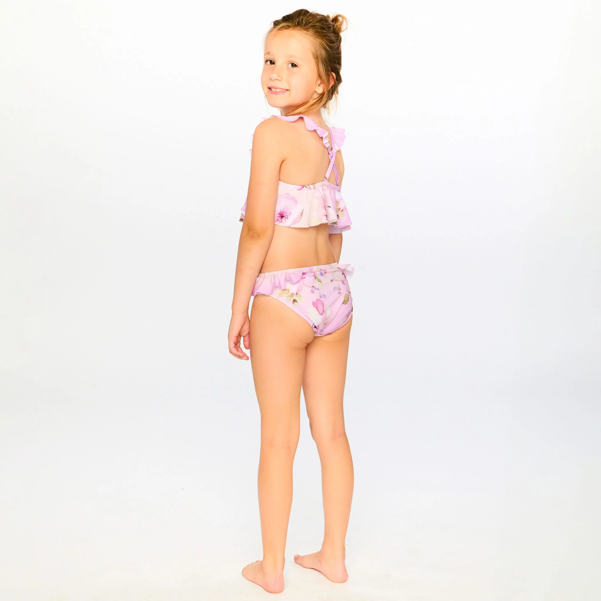 Bikini Lilas Fleurs 2-6ans - Image 5