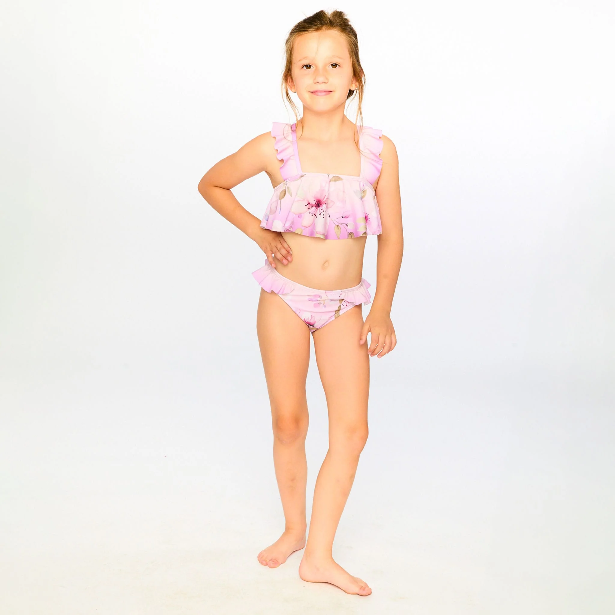 Bikini Lilas Fleurs 2-6ans - Image 9