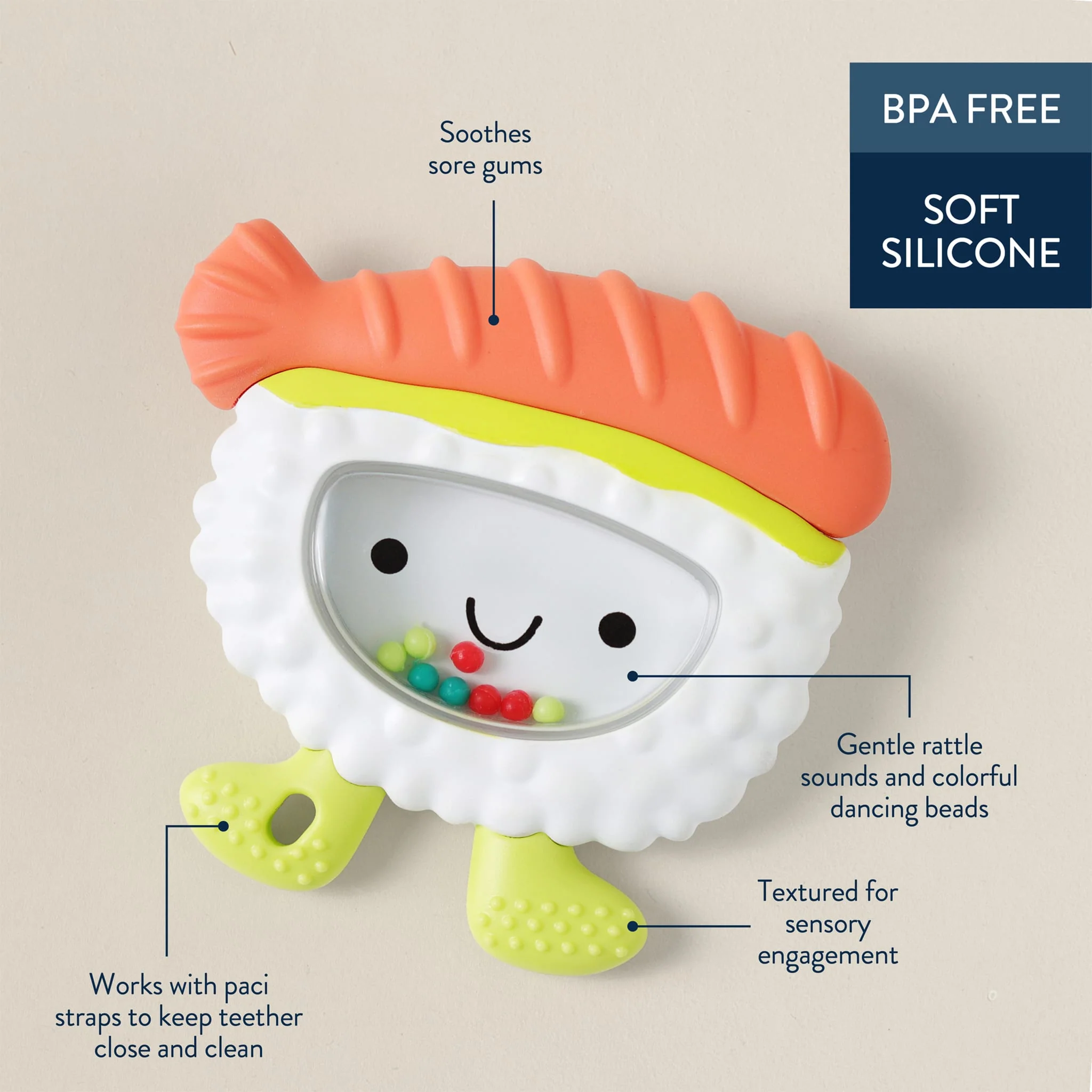Hochet Dentition - Sushi - Image 3