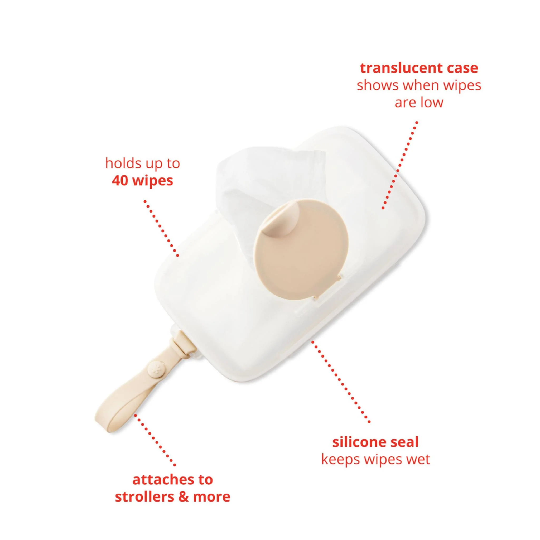 Boitier Pour Lingette - Beige - Image 5
