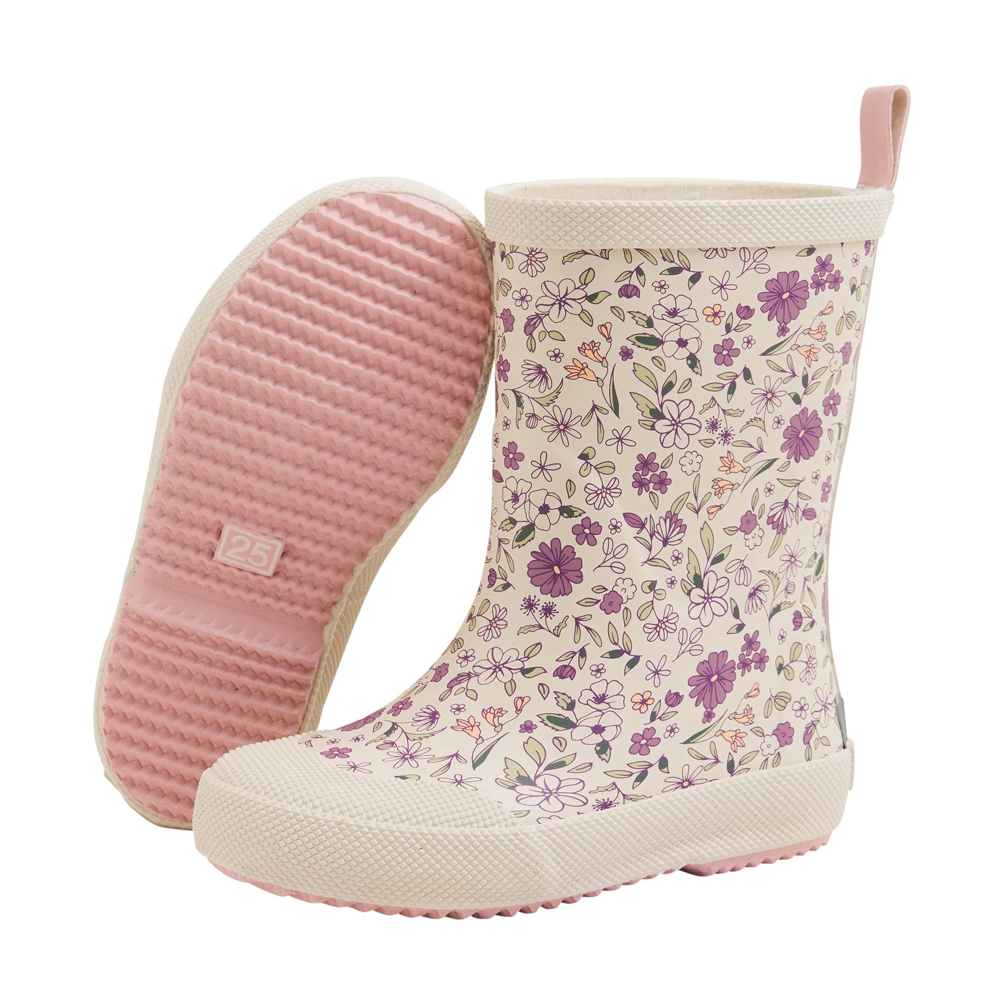 Botte De Pluie Fleurs Pointures 24-31 - Image 3