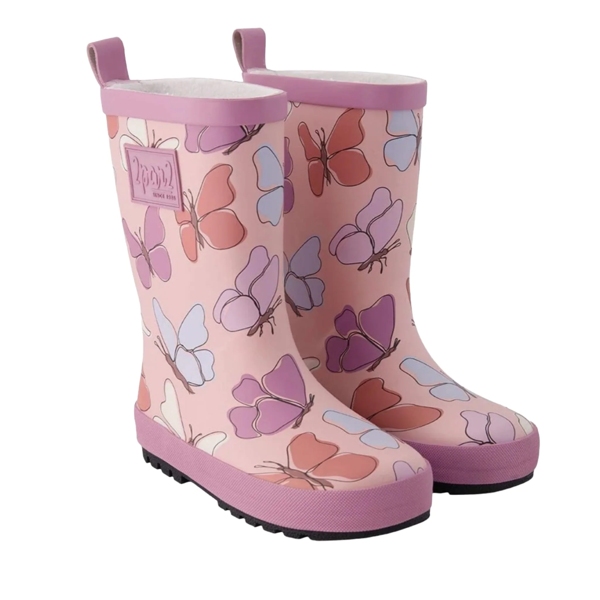 Botte De Pluie Papillons Pointures 4-3