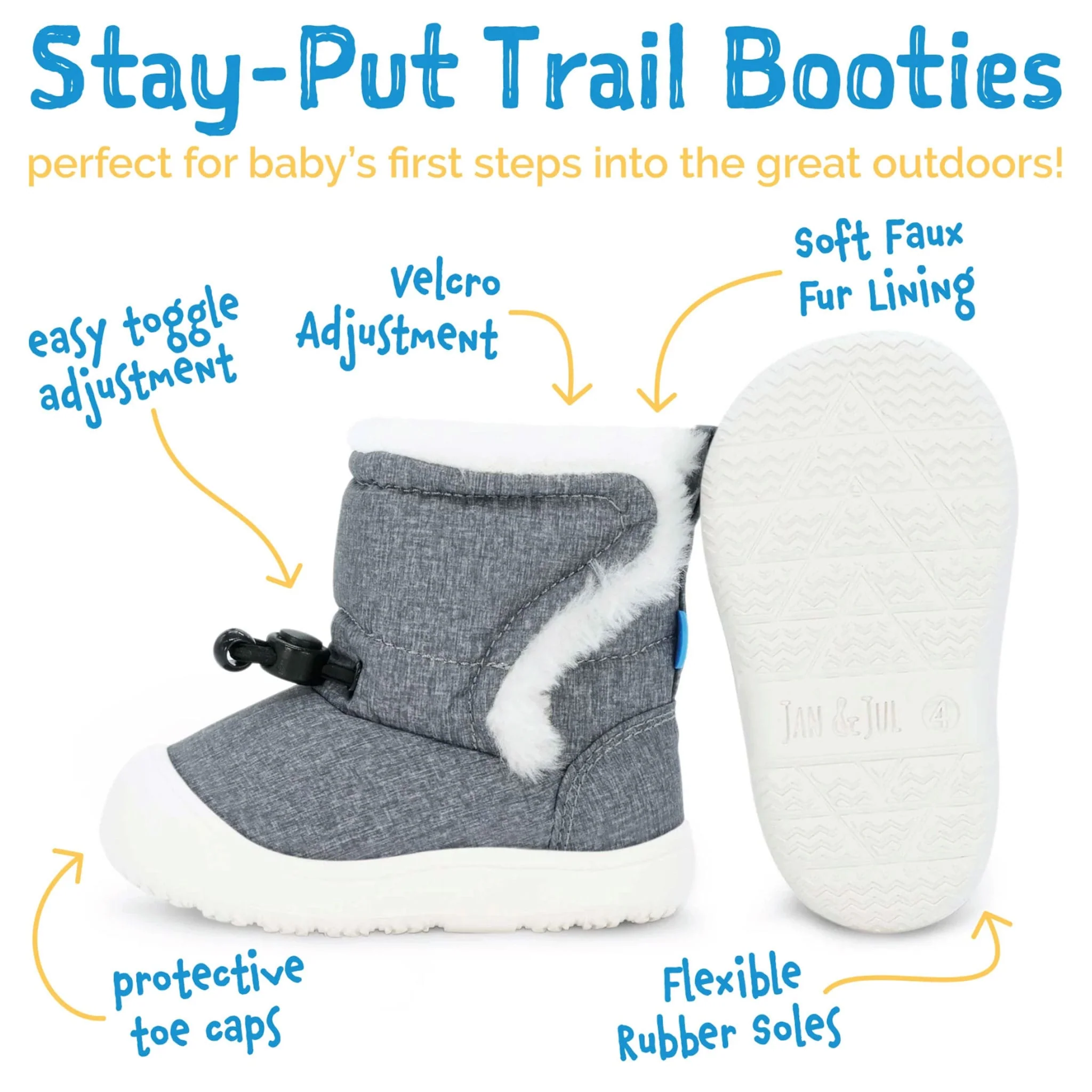 Bottes Stay-Put Fleurs 6-24mois - Image 7