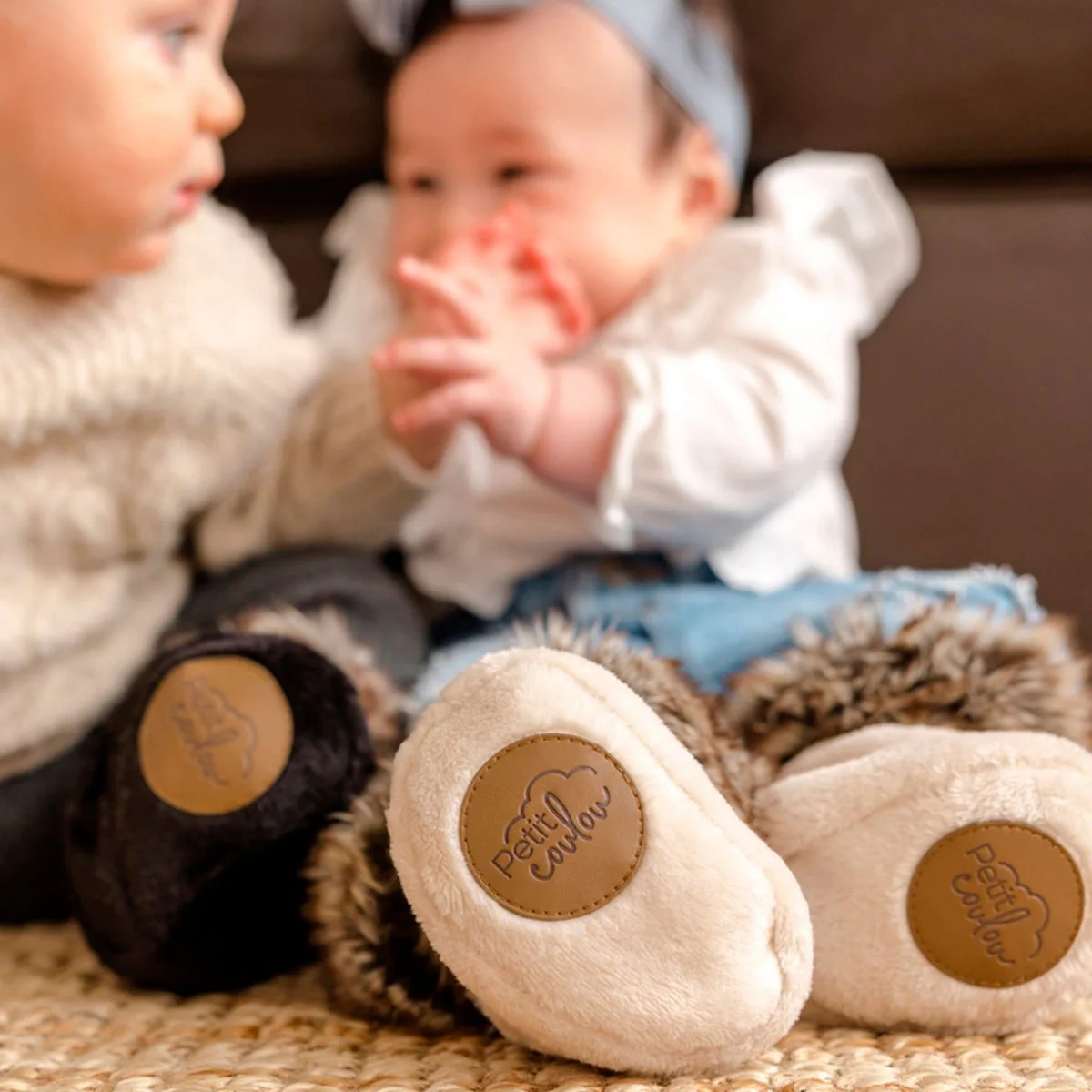 Bottines d'hiver pour bébé Crème 0-6mois - Image 2