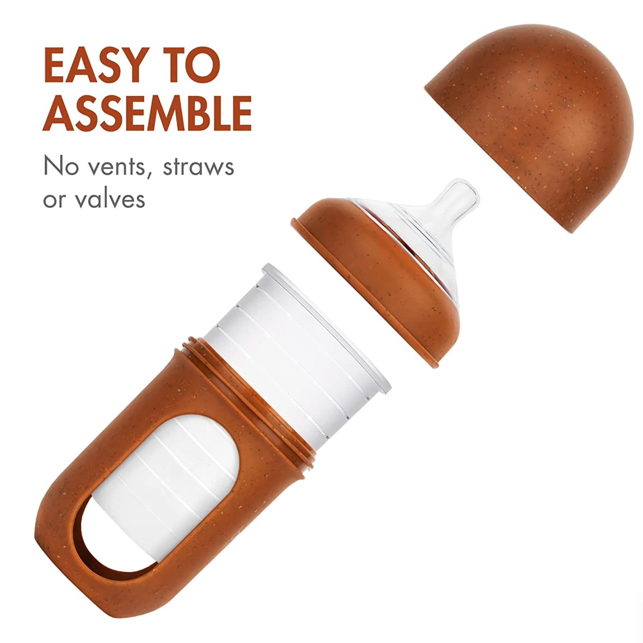 Bouteilles (3) en Silicone Nursh 8oz - Image 3