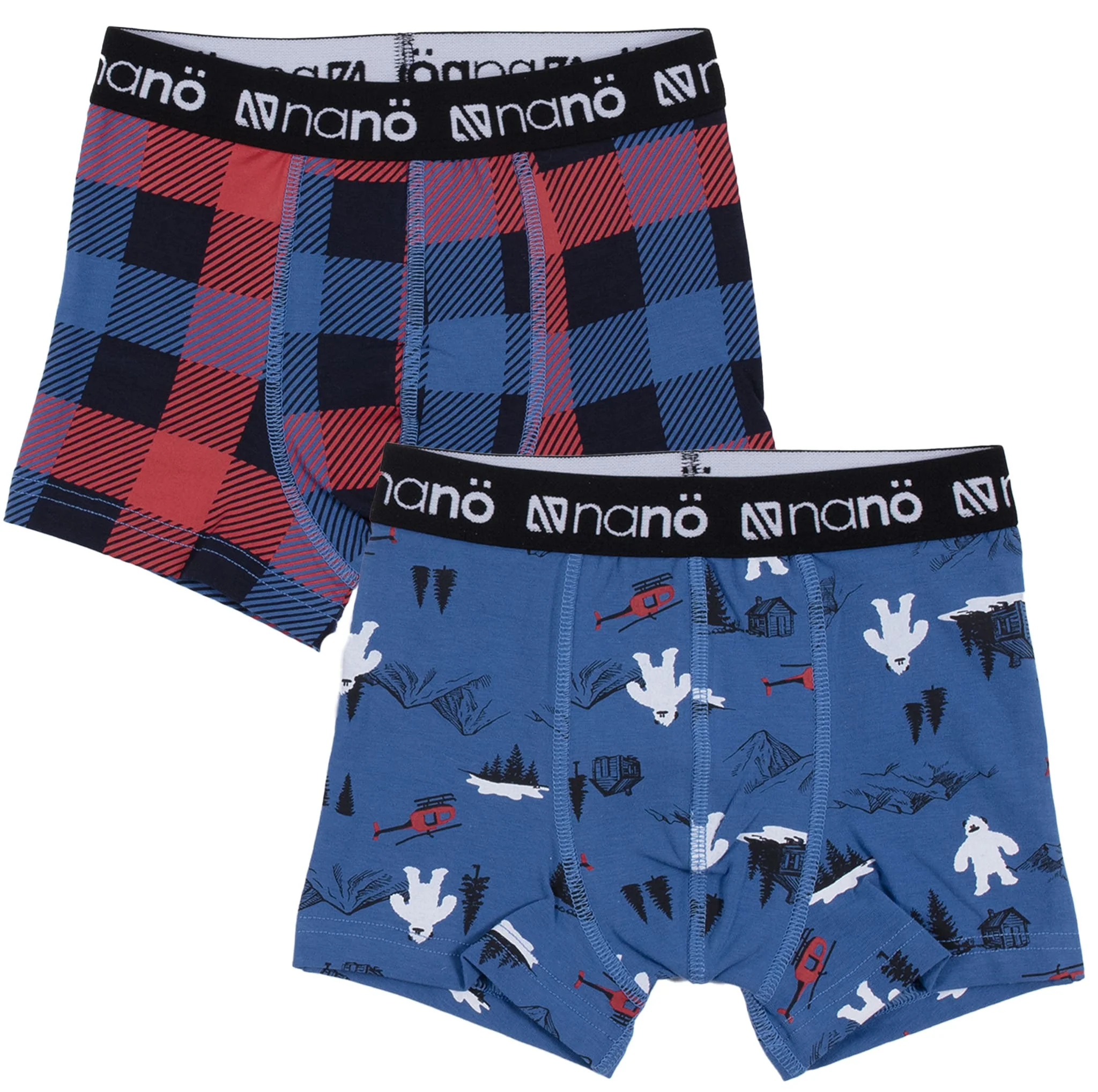 Boxers (2) Carreaux 2-12ans