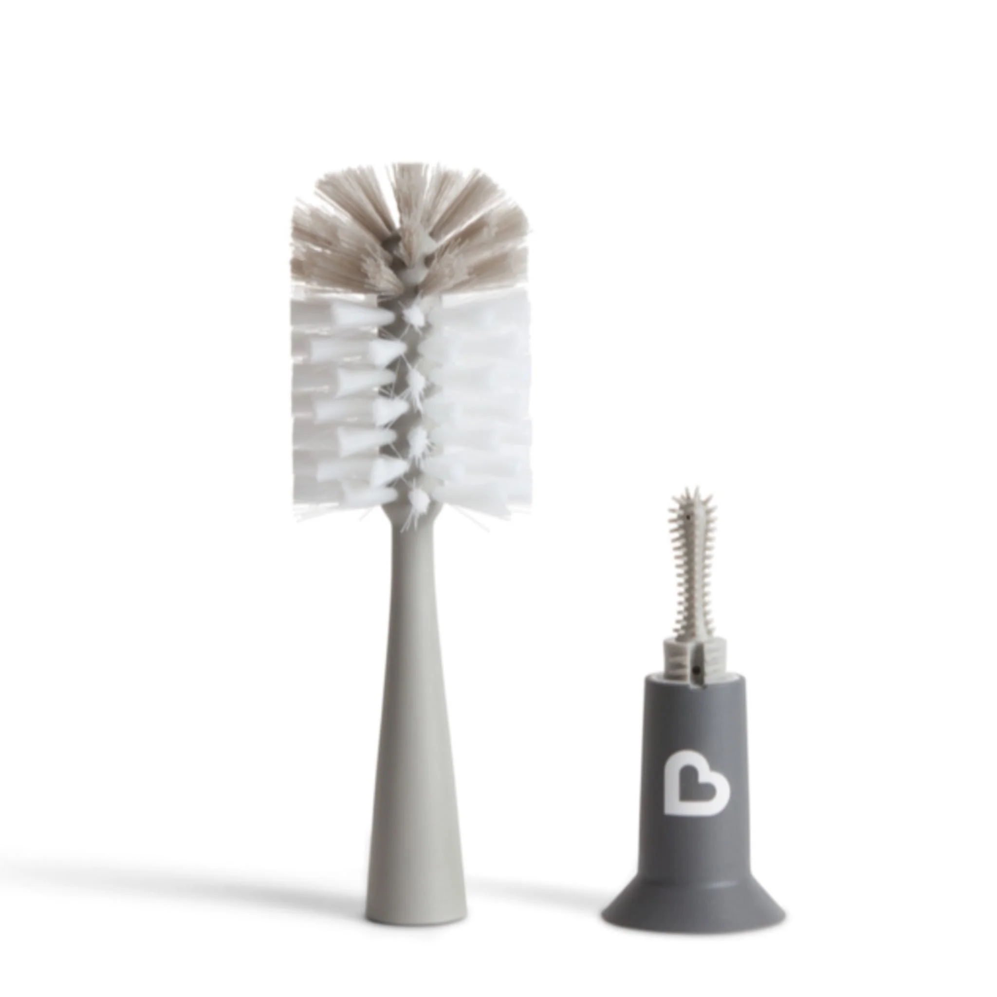 Brosse à Biberon 2-en-1 Ventouse Bristle™ - Gris - Image 2