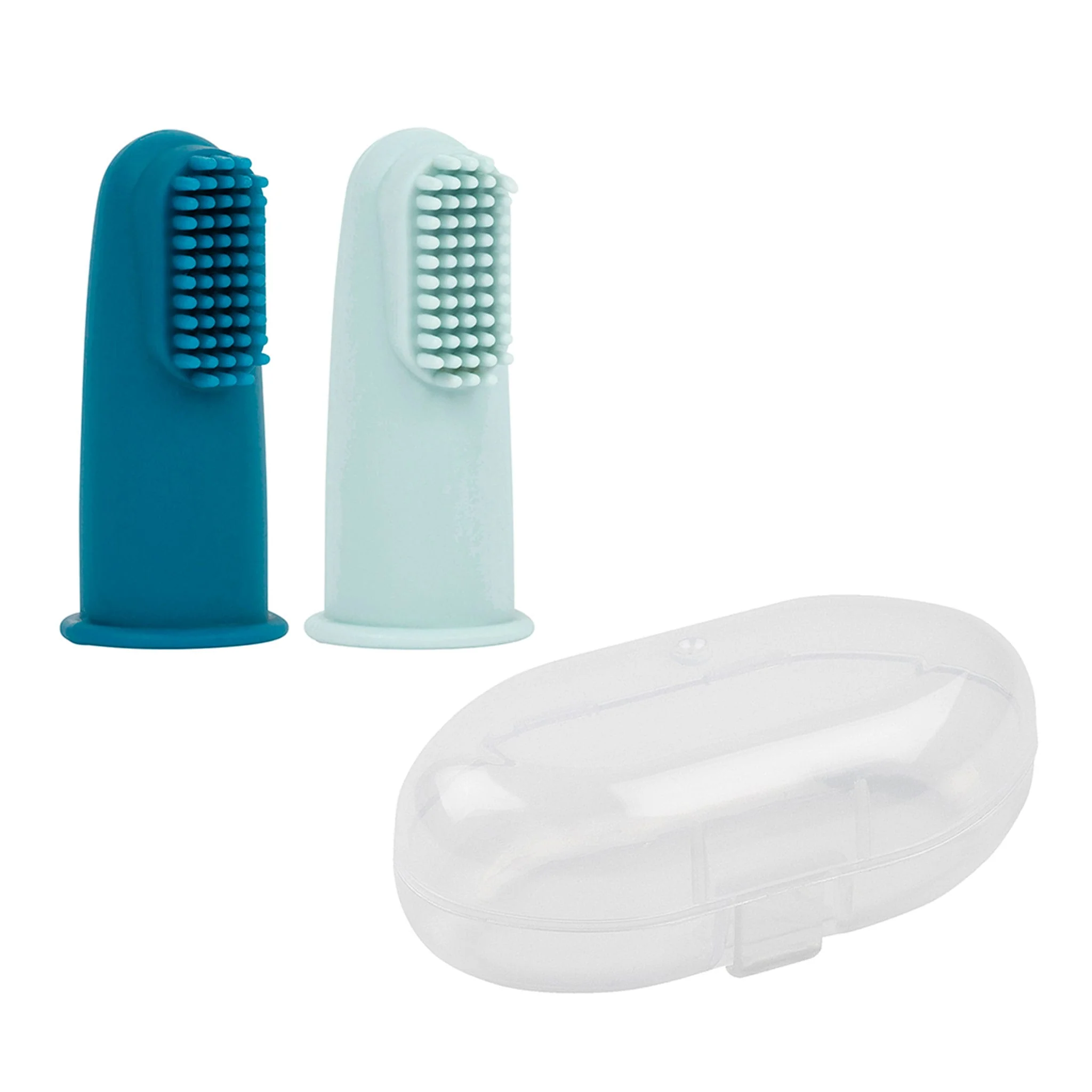 Brosses à Dents à Doigt (2) - Bleu