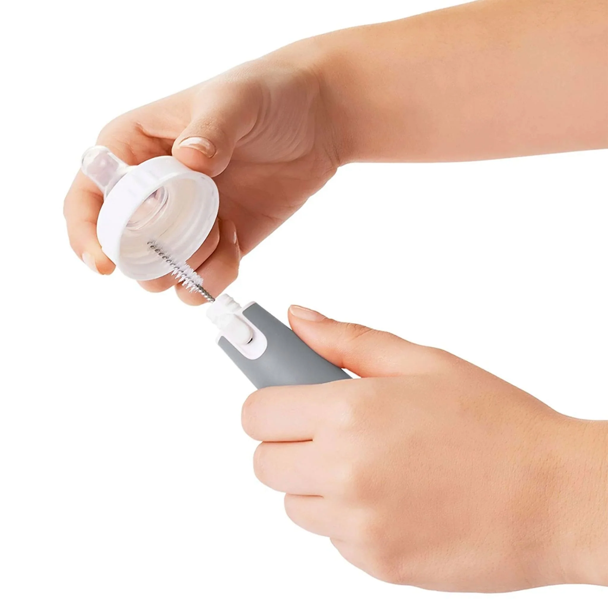 Brosse pour Bouteille et Petite Brosse pour Tétine avec Socle - Image 4