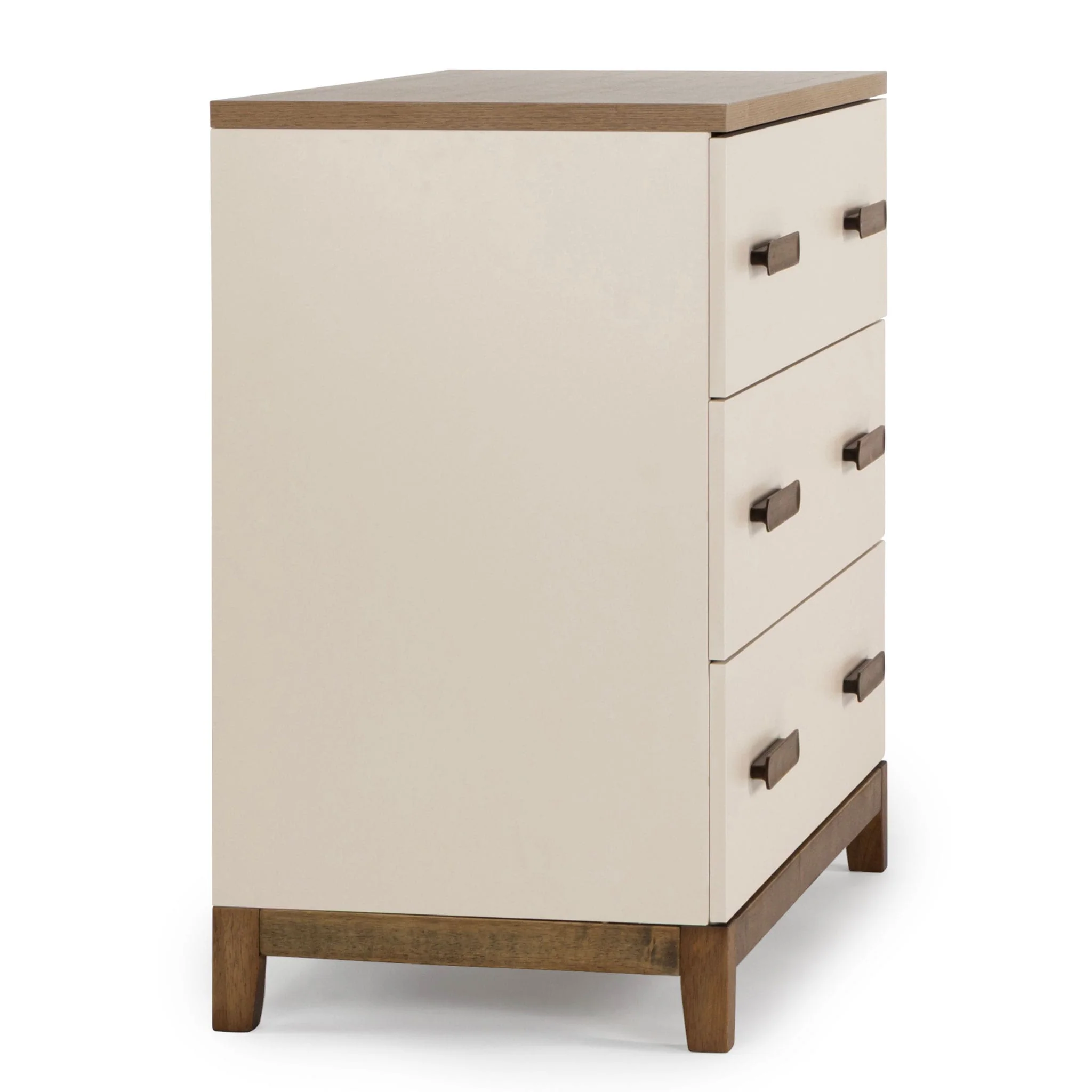 Commode 3 Tiroirs Lala - Amande Noyer - Image 7