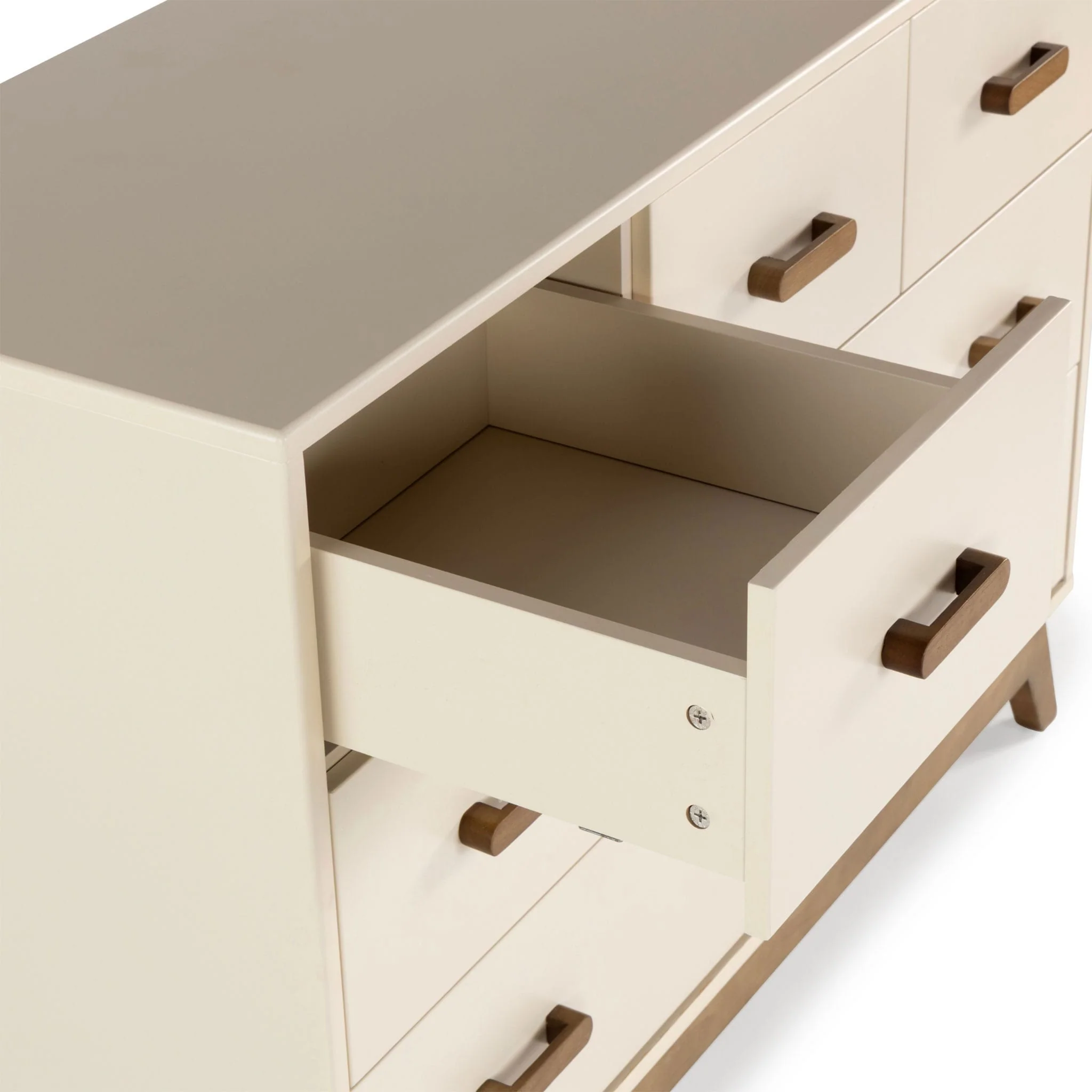 Commode  5 Tiroirs  Soho - Amande Noyer - Image 3