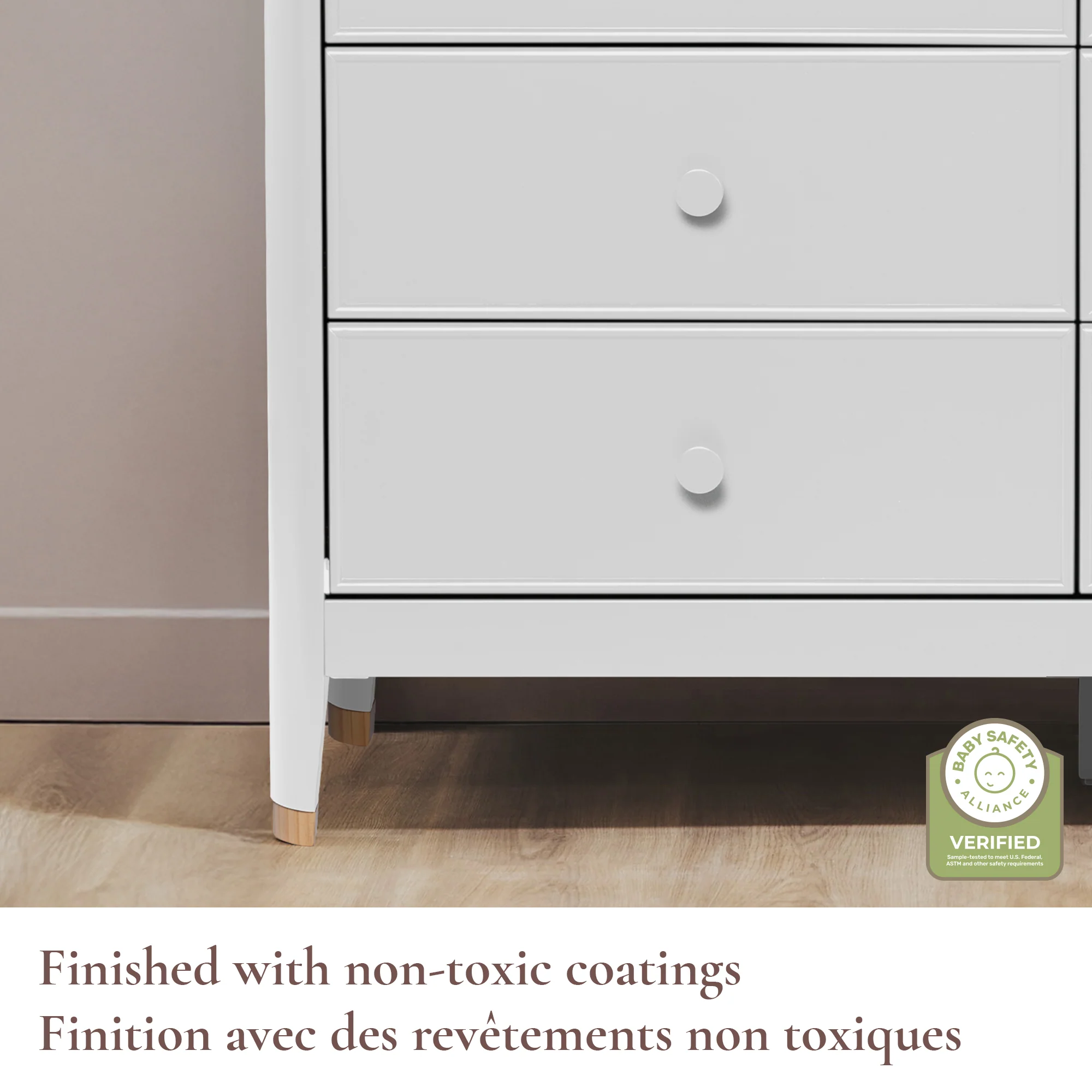 Commode 6 Tiroirs Aster - Blanc - Image 5