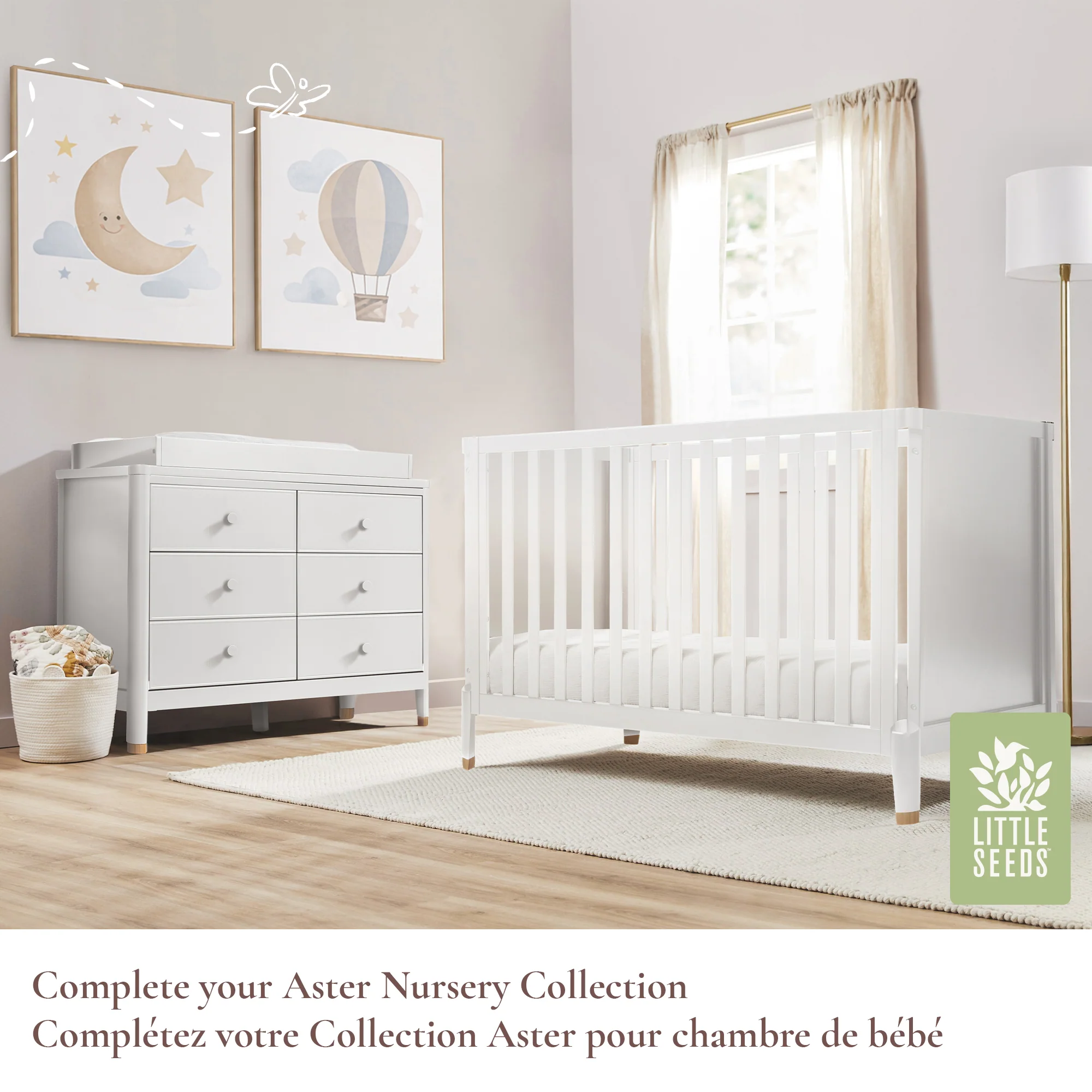 Commode 6 Tiroirs Aster - Blanc - Image 7