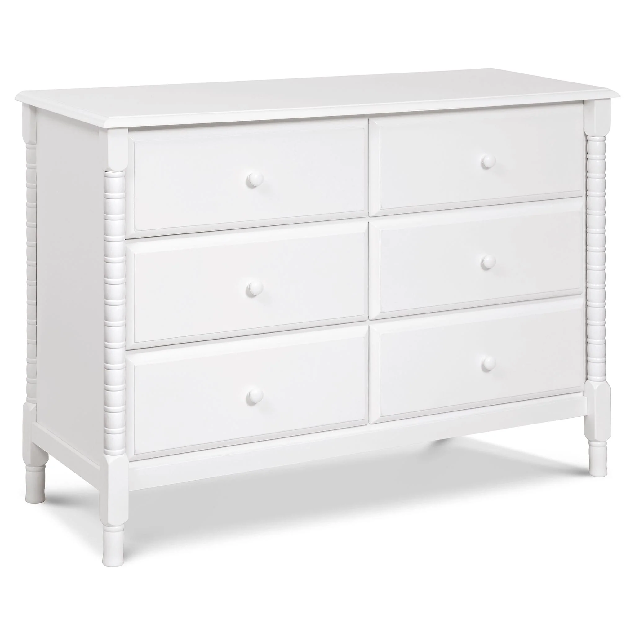 Commode 6 Tiroirs Jenny Lind Spindle - Blanc - Image 3