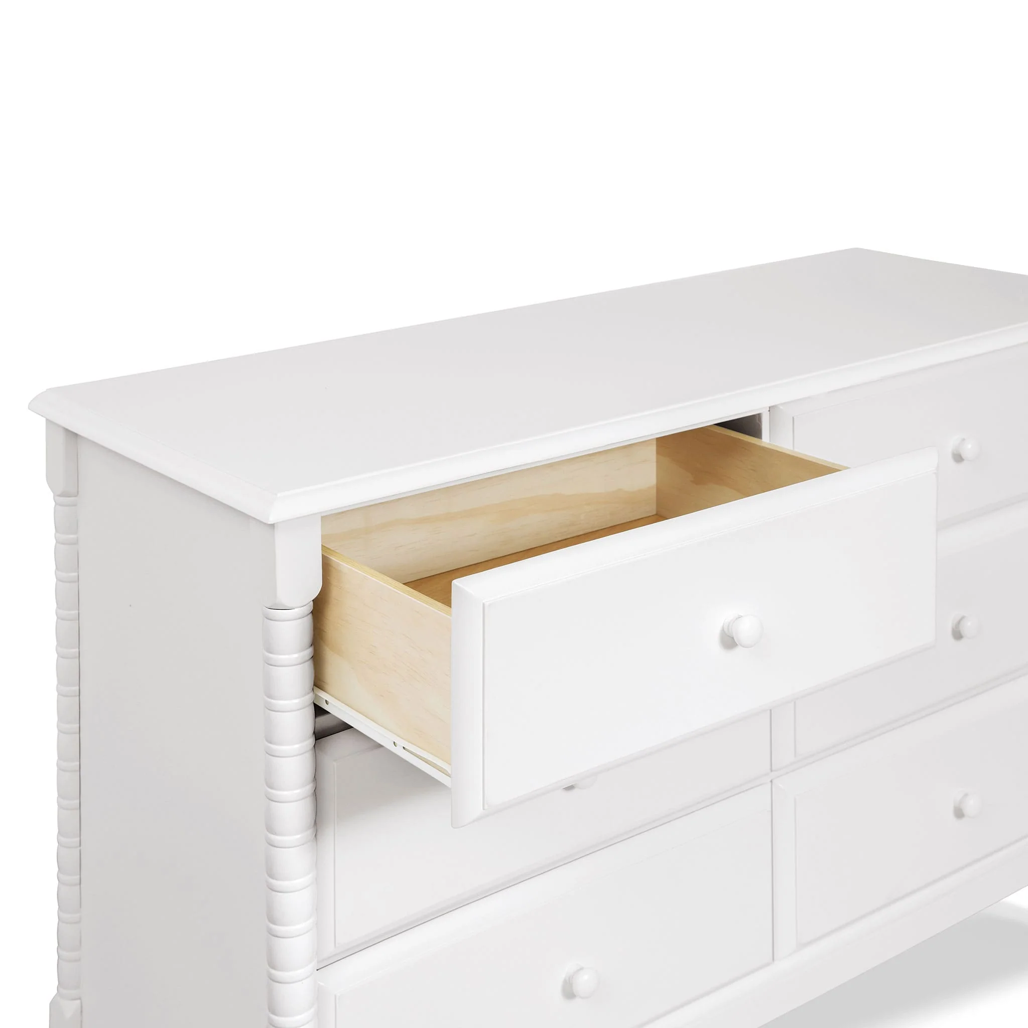 Commode 6 Tiroirs Jenny Lind Spindle - Blanc - Image 4