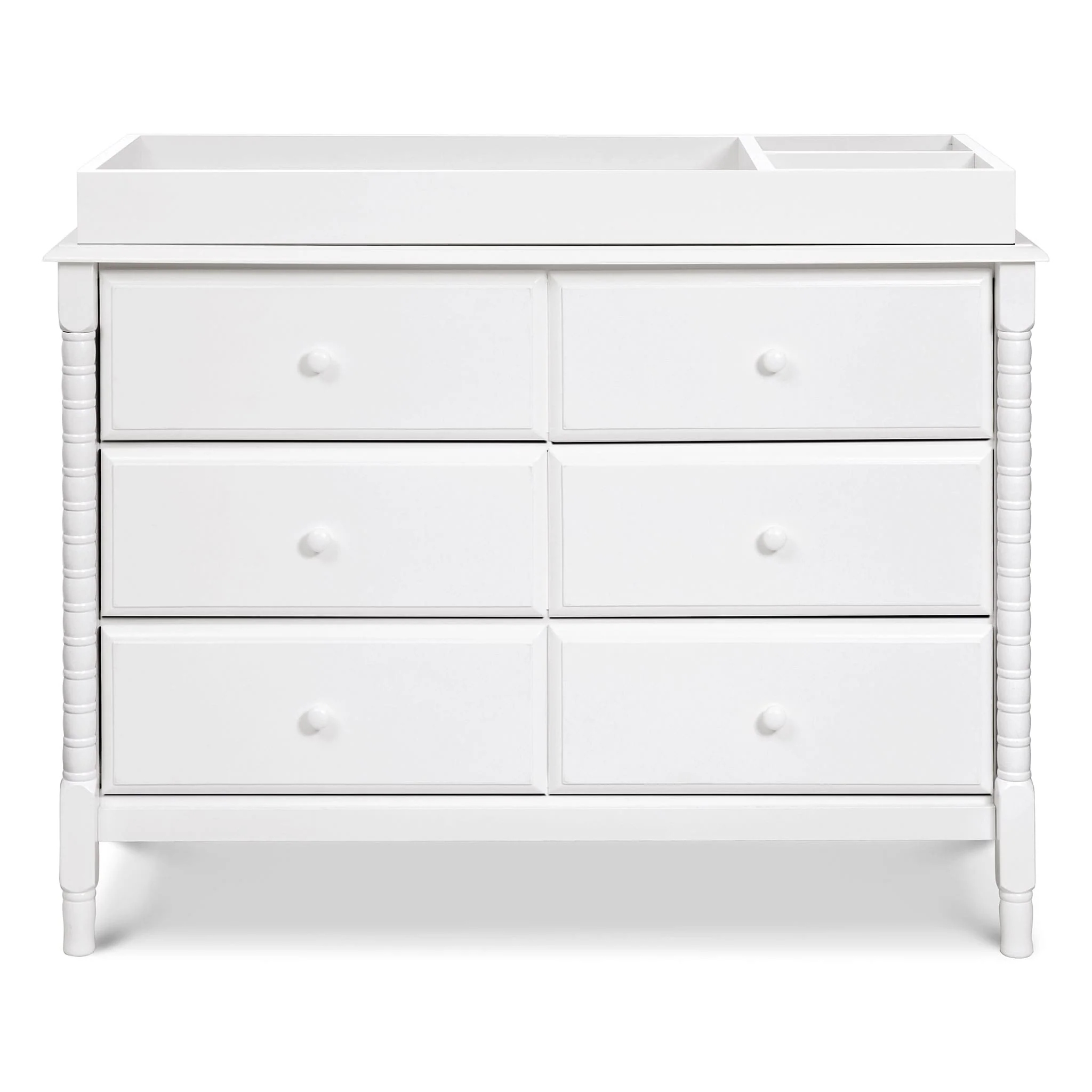 Commode 6 Tiroirs Jenny Lind Spindle - Blanc - Image 6