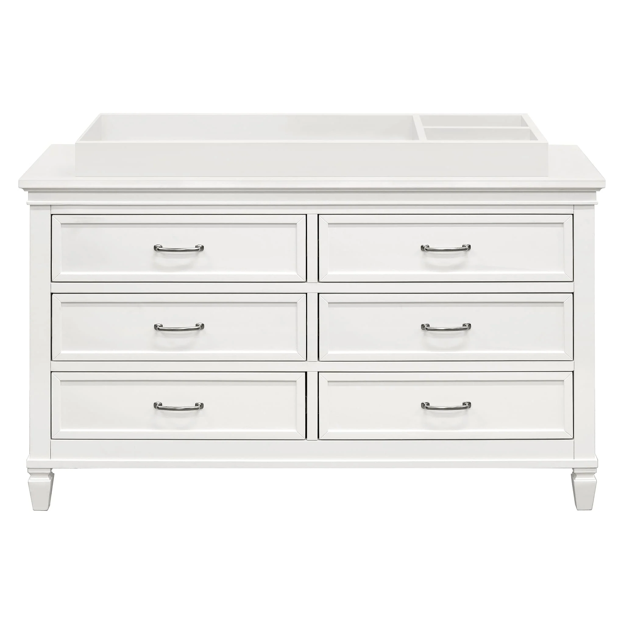 Commode 6 Tiroirs Darlington - Blanc Chaud - Image 3