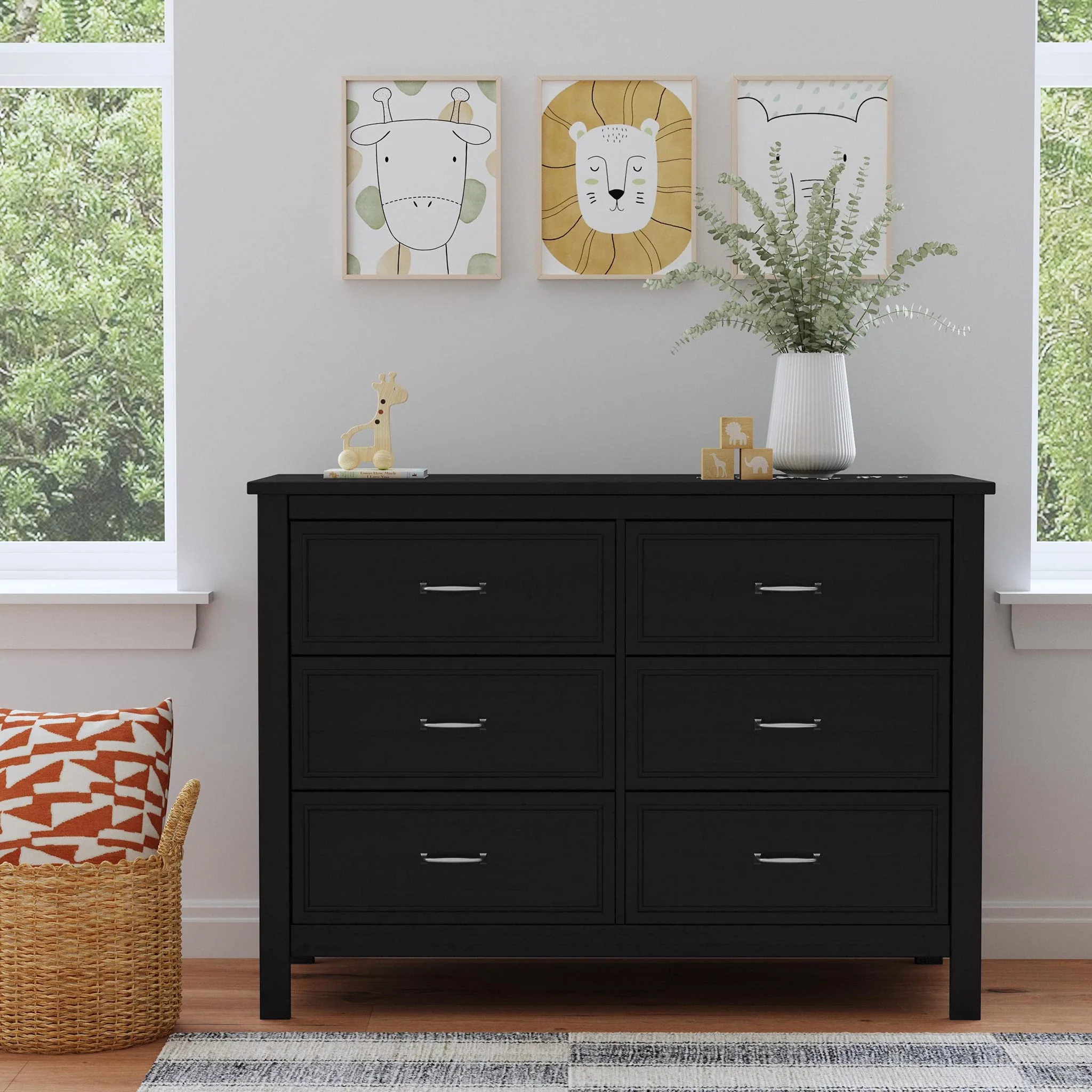 Commode Charlie 6 tiroirs - Ébène - Image 2