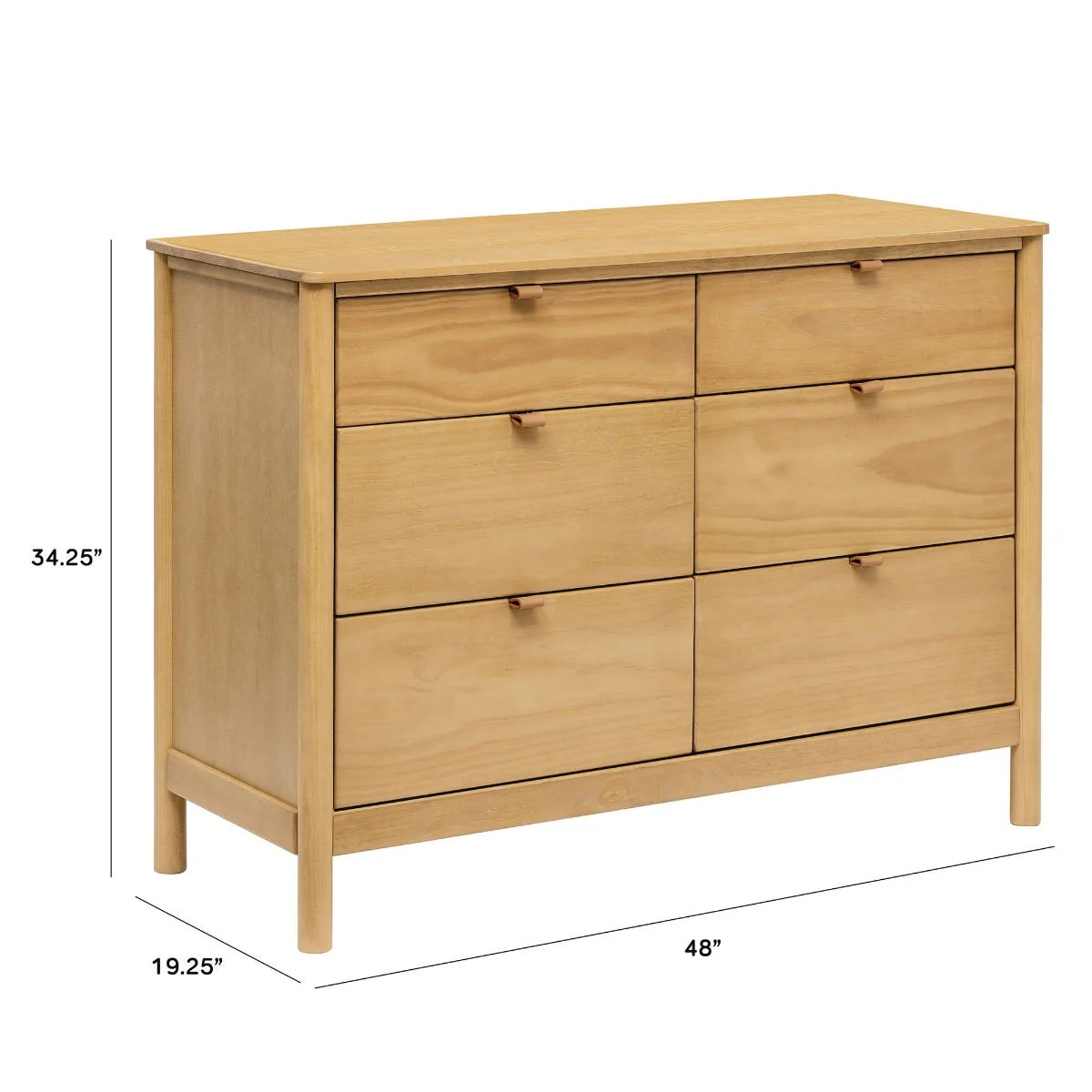 Commode 6 Tiroirs Bondi - Miel - Image 4