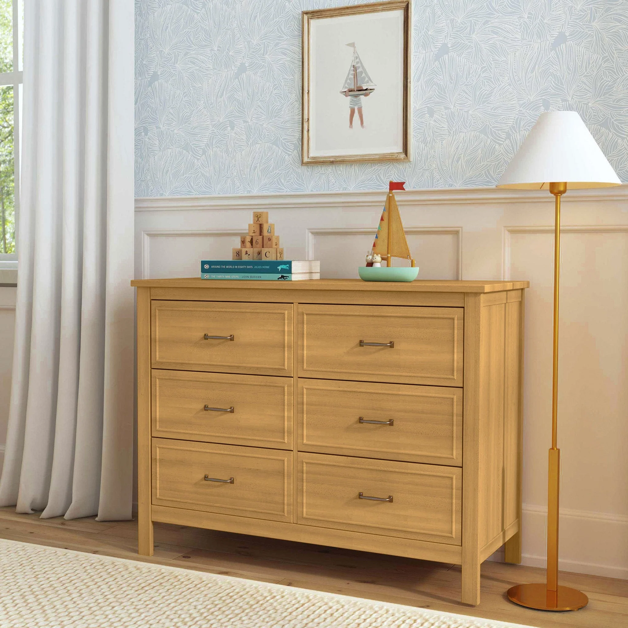 Commode 6 Tiroirs Charlie - Miel - Image 9