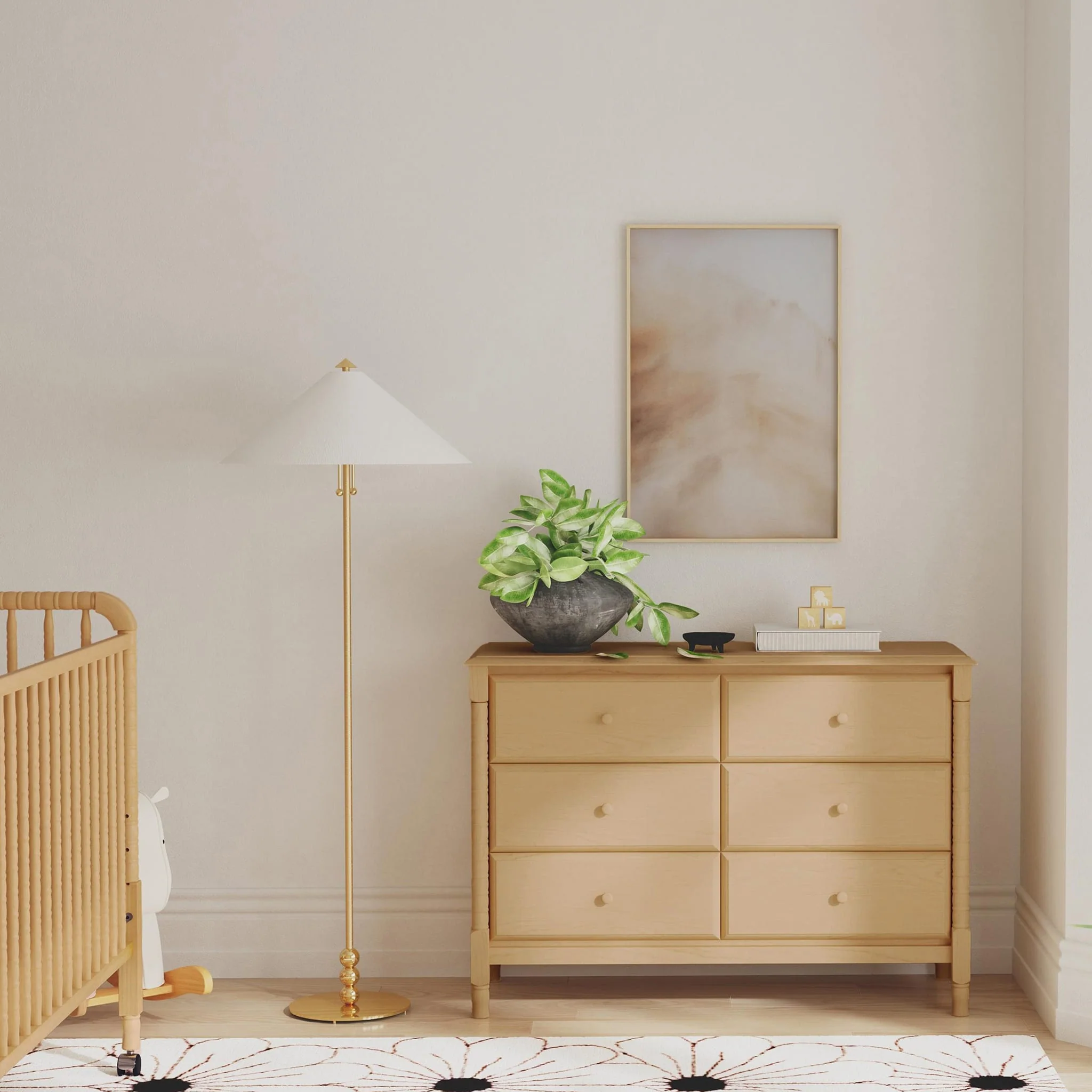 Commode Jenny Lind 6 Tiroirs - Miel - Image 3