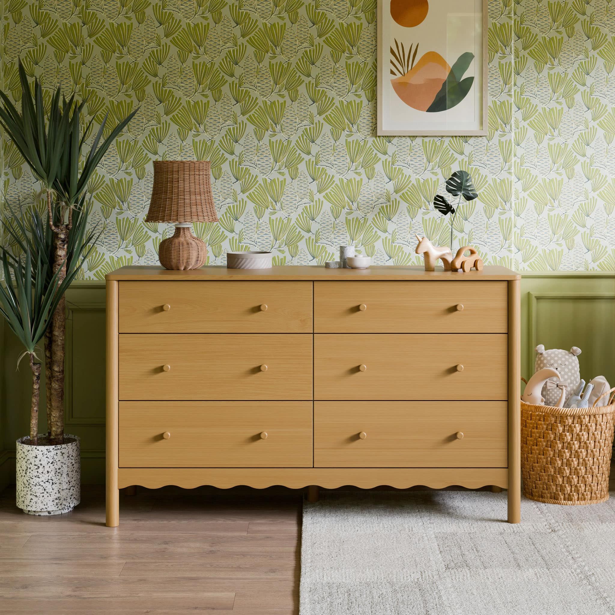 Commode 6 Tiroirs Sweel - Miel - Image 2