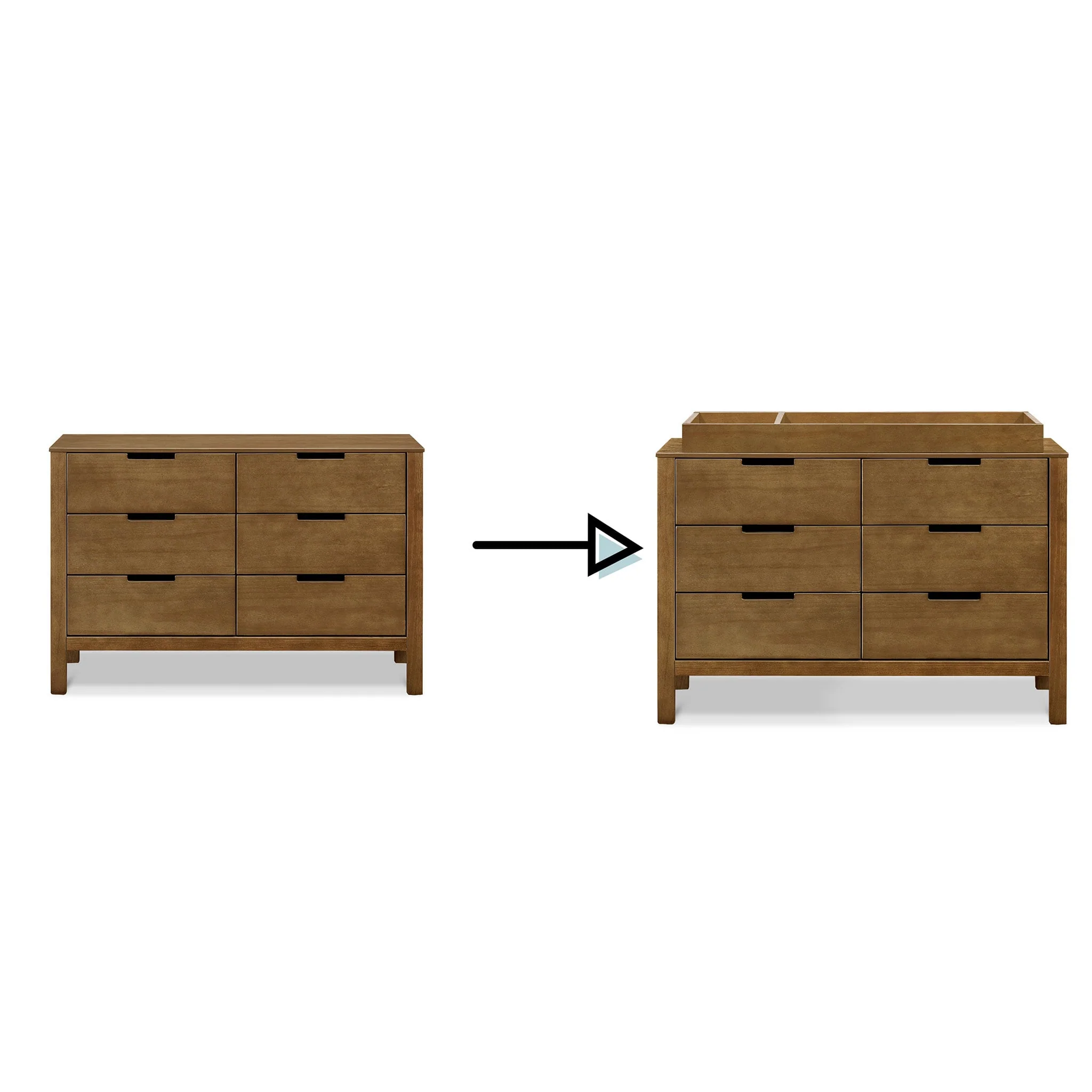 Commode 6 Tiroirs Colby - Noyer - Image 5