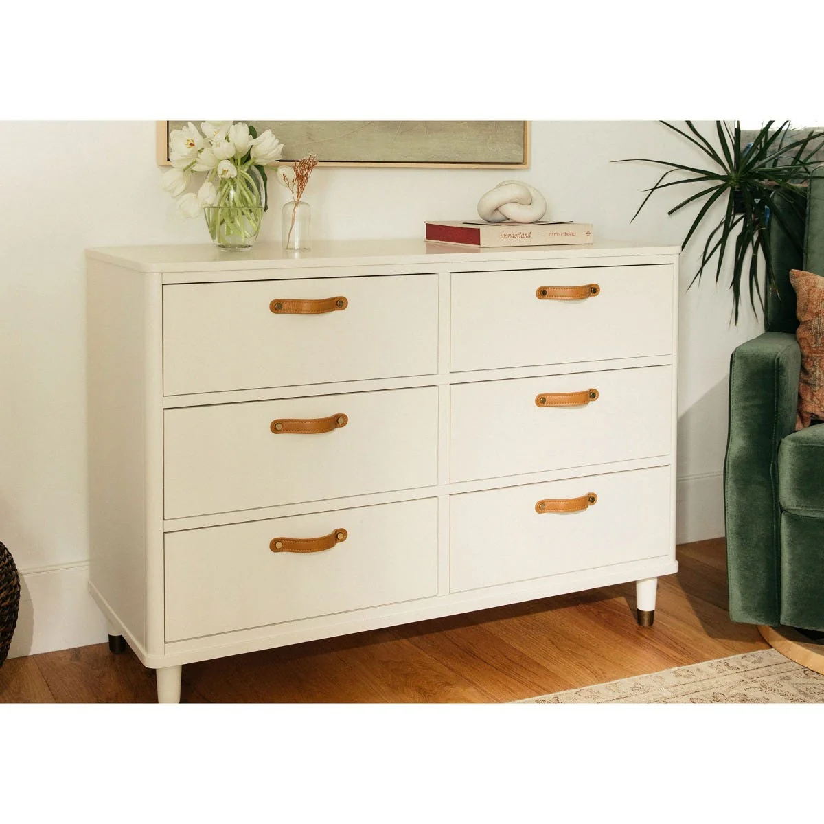 Commode 6 Tiroirs Tanner - Blanc Chaud - Image 7