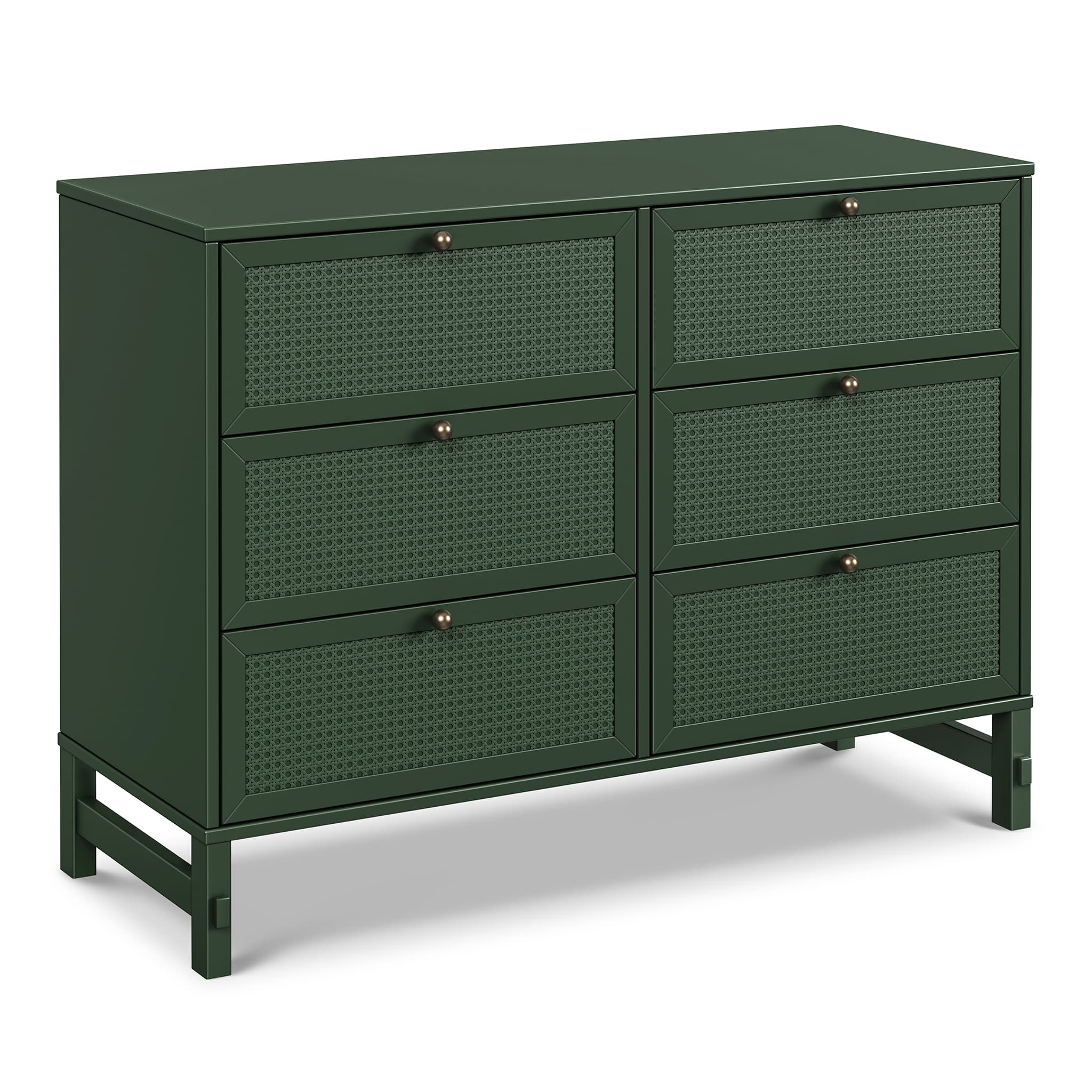 Commode 6 Tiroirs Margot- Vert Forêt - Image 3