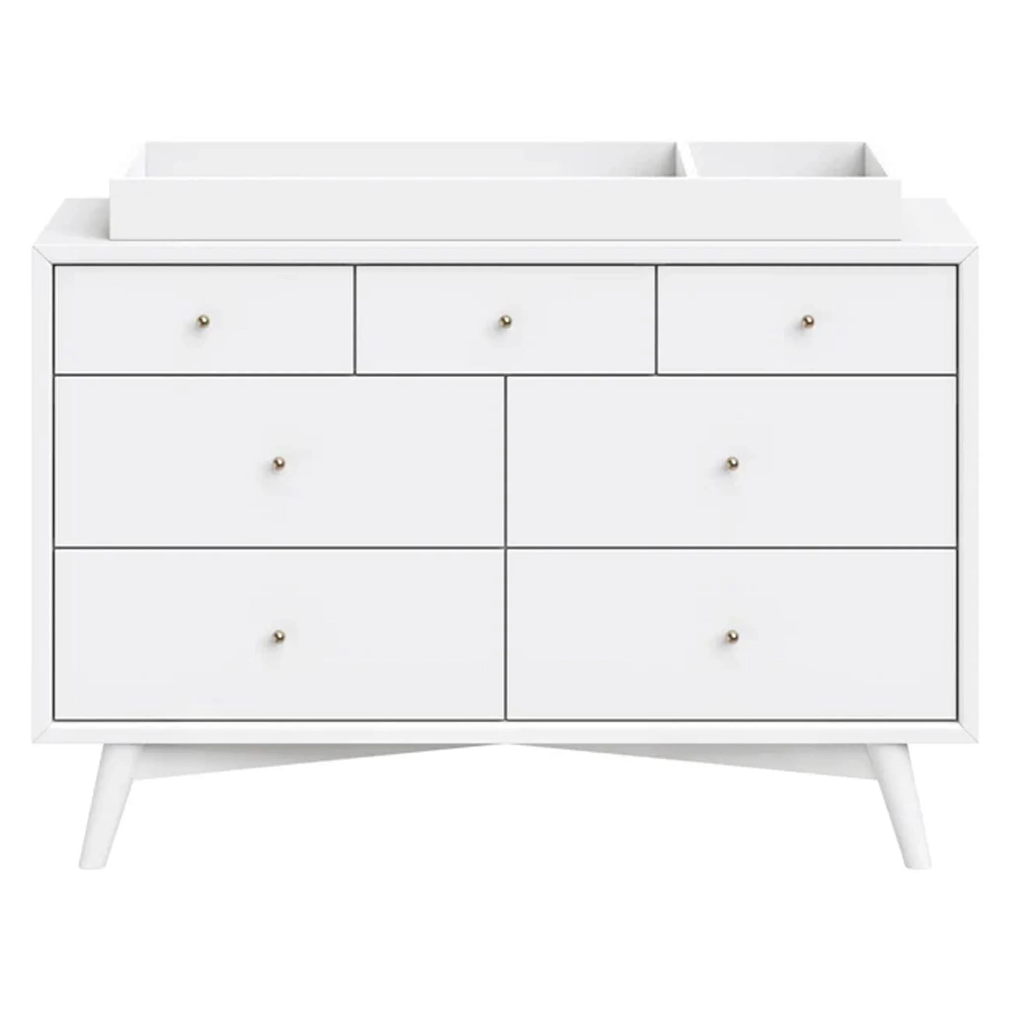 Commode Double Palma à 7 tiroirs - Blanc - Image 3