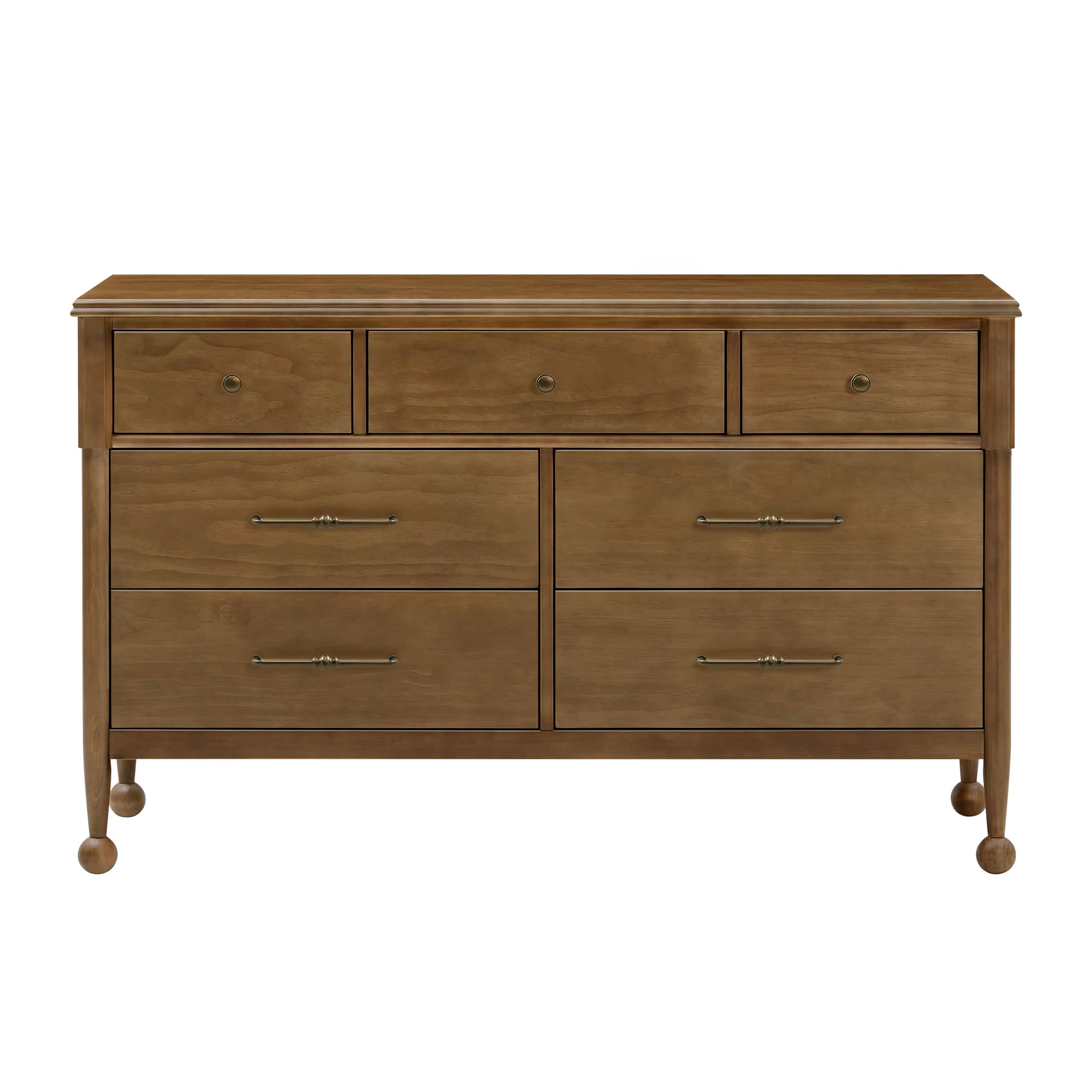Commode 7 Tiroirs Alouette - Noyer Naturel