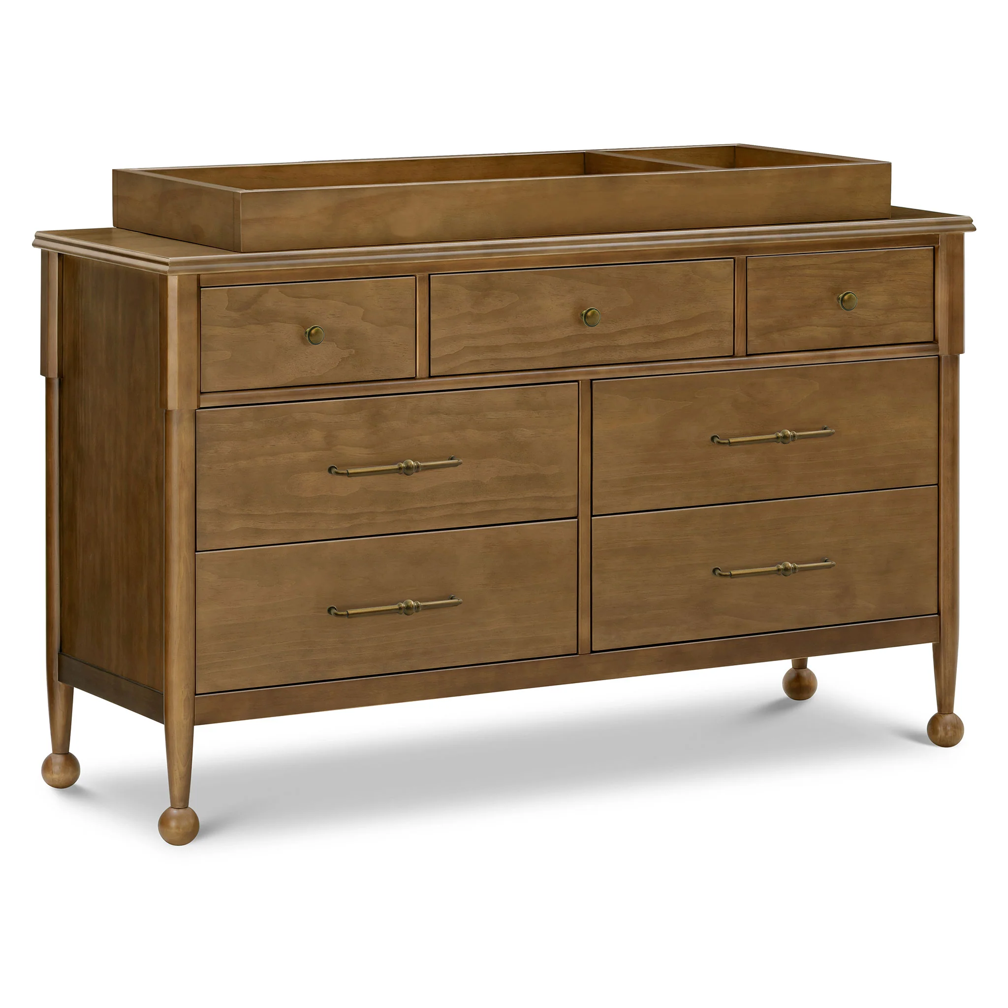 Commode 7 Tiroirs Alouette - Noyer Naturel - Image 10